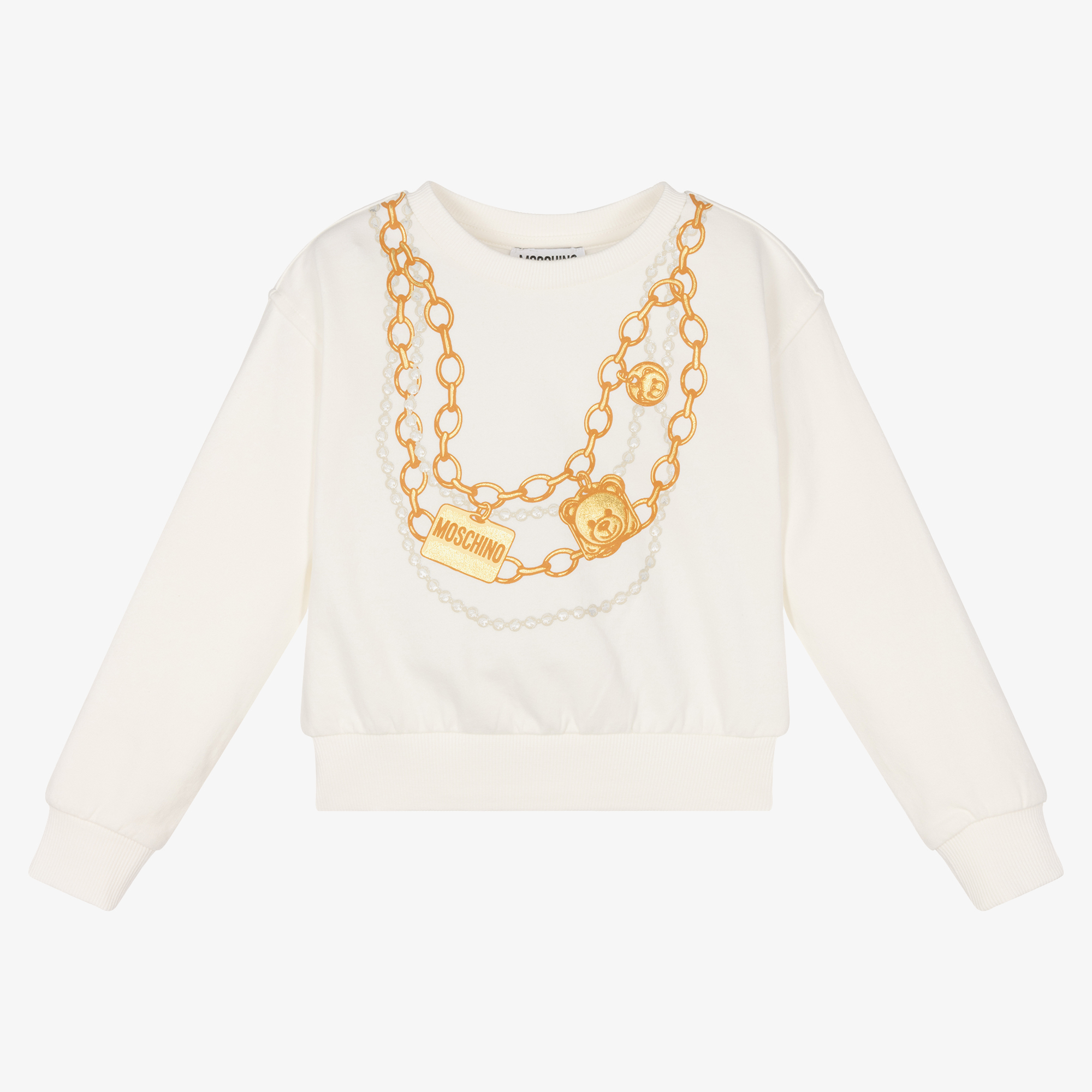 Chain sale print sweatshirt