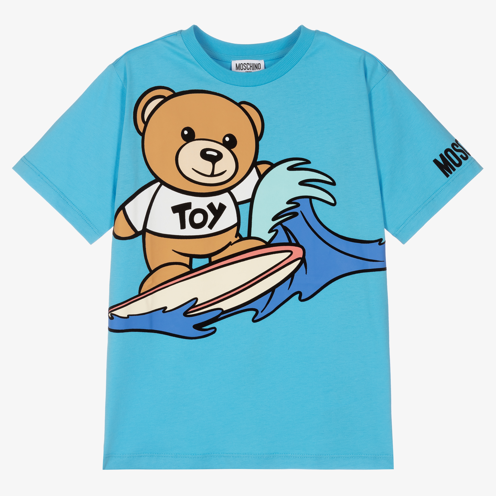 Moschino Kids Teddy Surfer Logo T-Shirt - Special Clothing