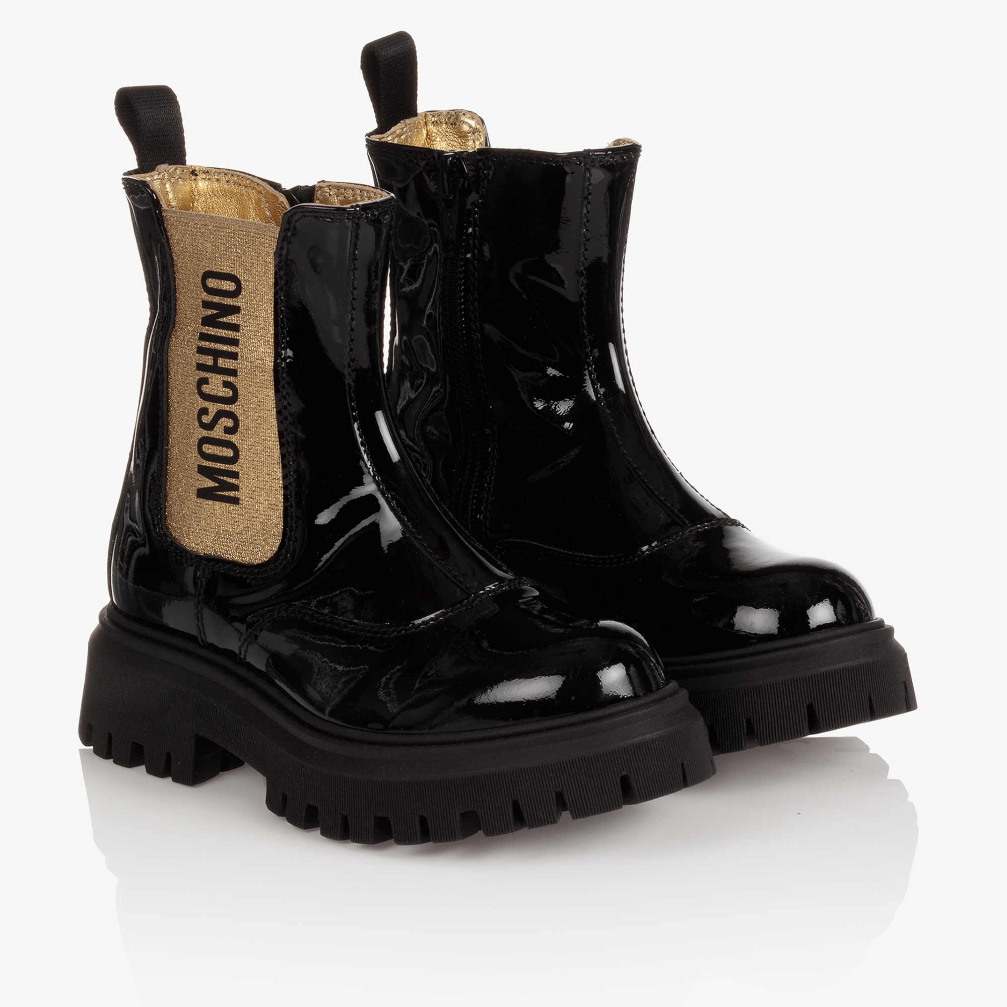 Girls store moschino boots