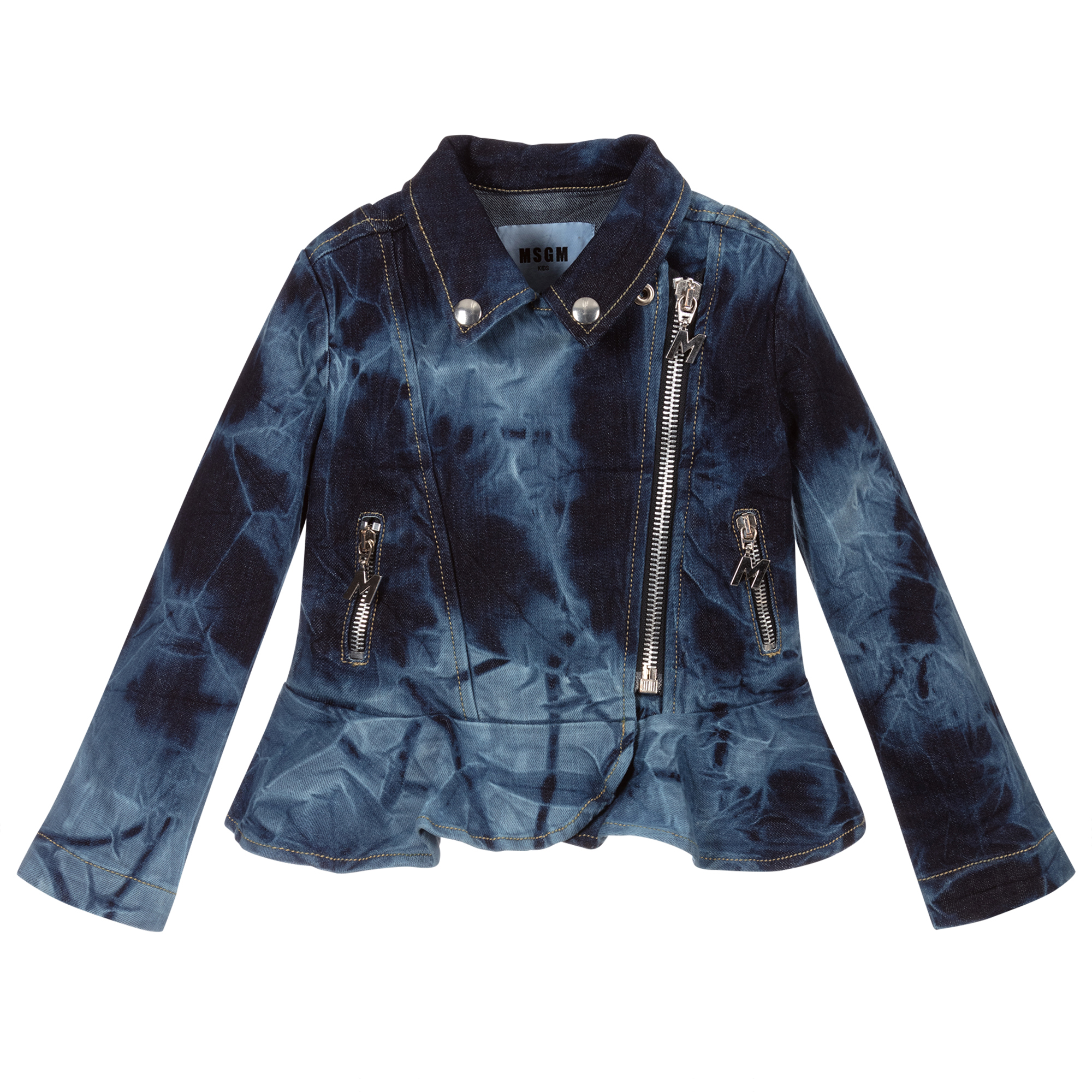 MSGM Tie Dye Denim Jacket