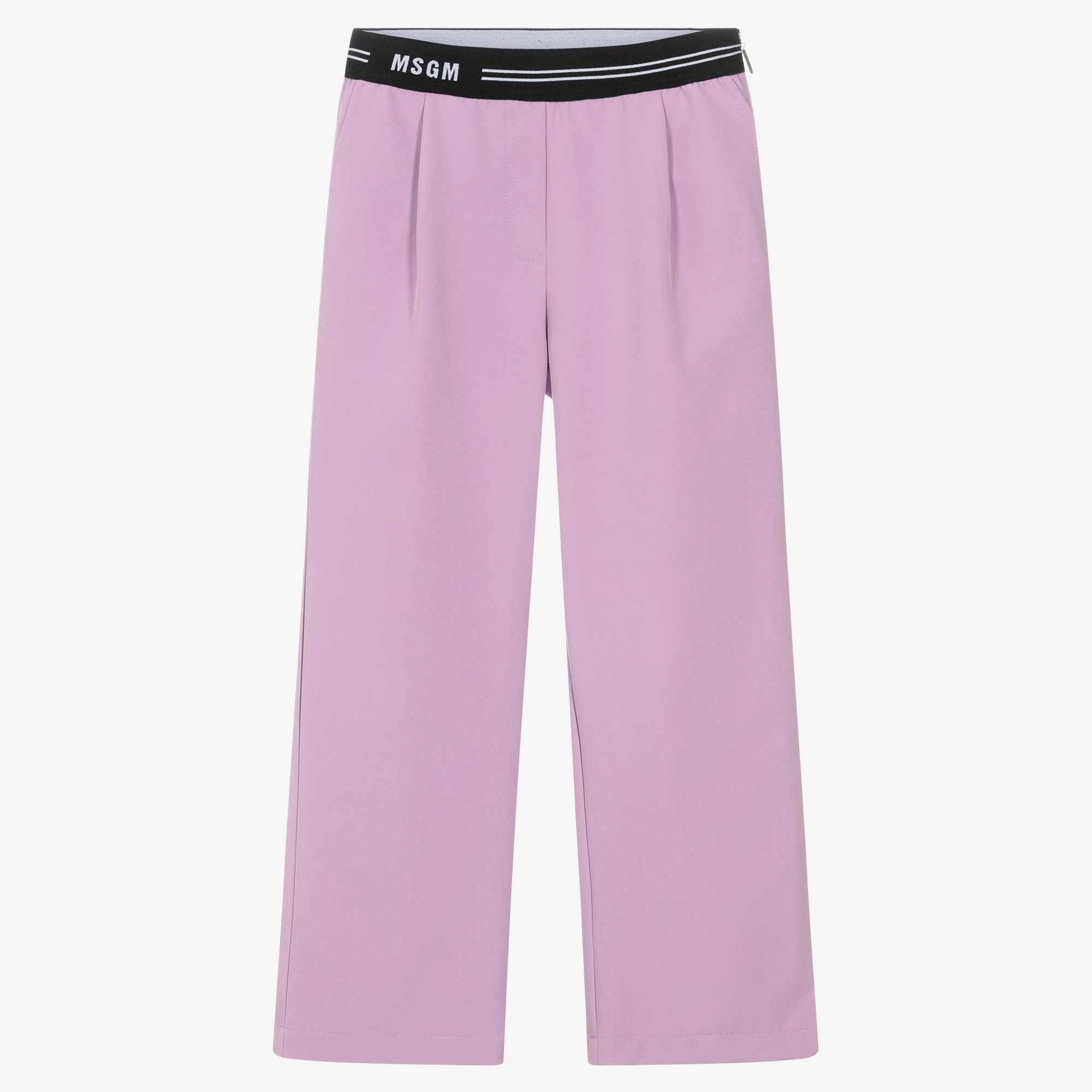 MSGM: Pantalón para mujer, Lila  Pantalón MSGM 3542MDP18237814 en línea en