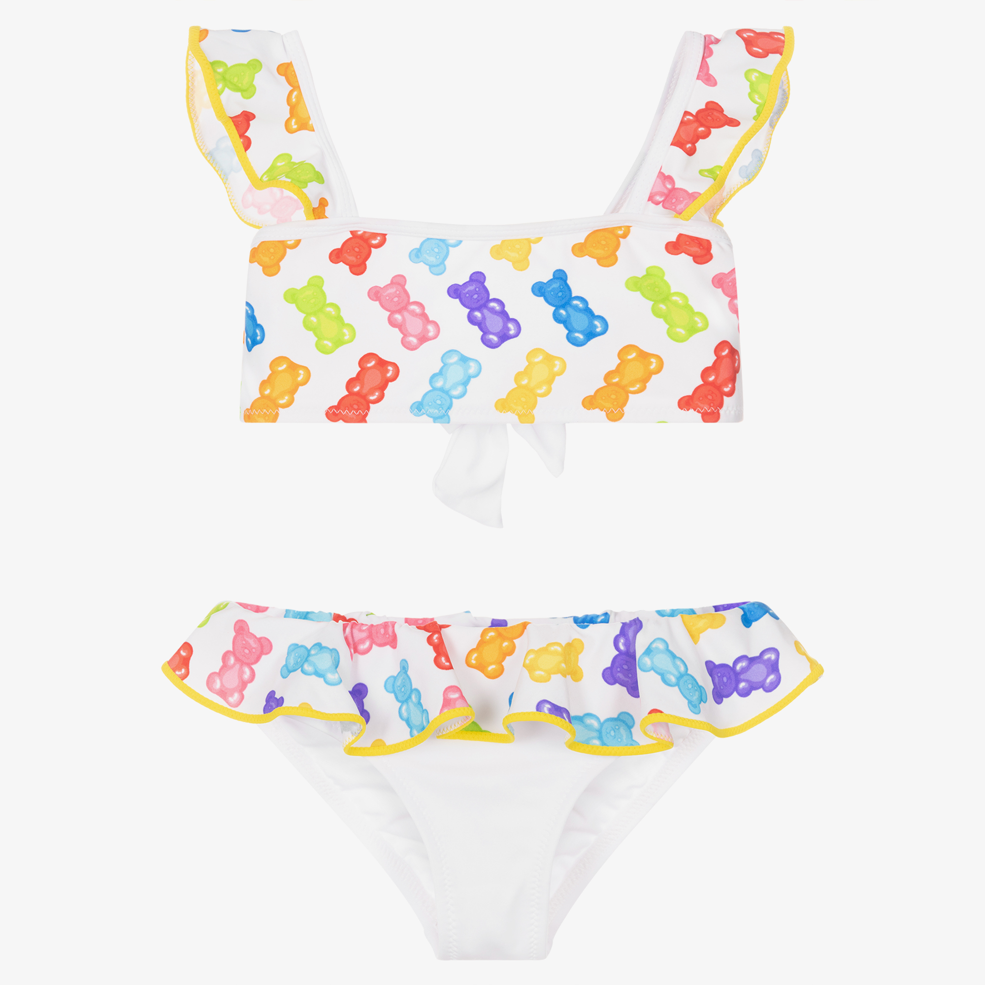 Nessi Byrd Girls Gummy Bear Print Bikini UV50