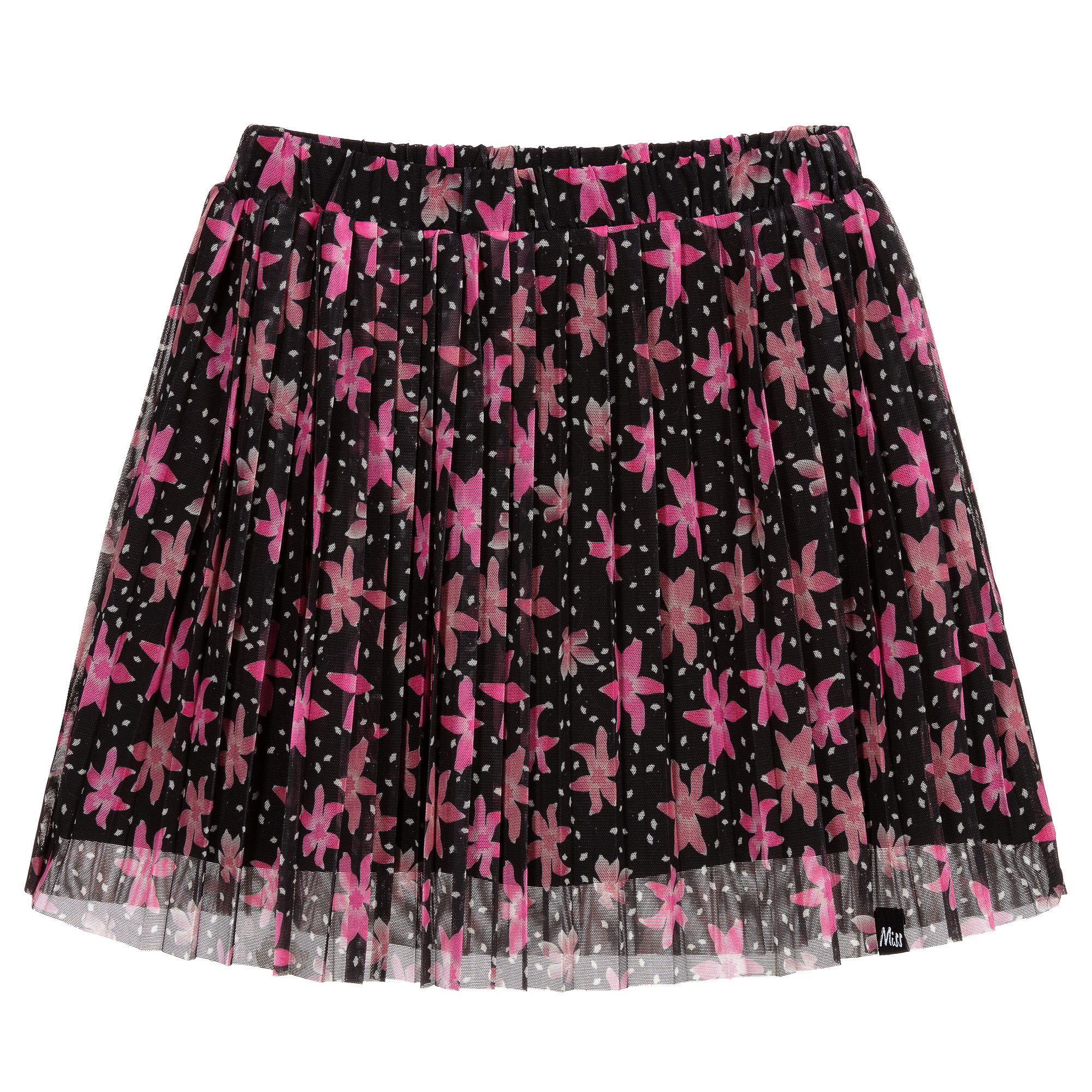 NIK&NIK - Teen Black Floral Mesh Skirt | Childrensalon Outlet