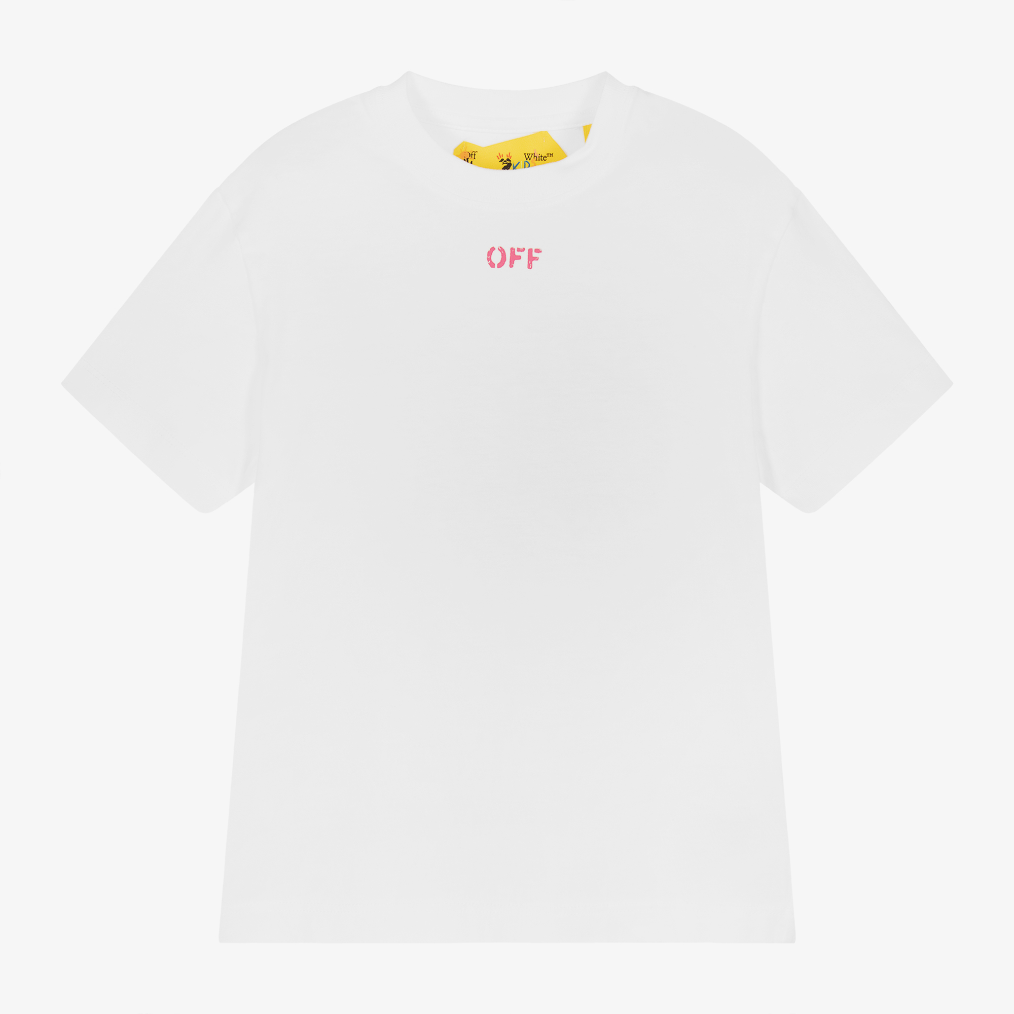 Off White White Cotton T Shirt