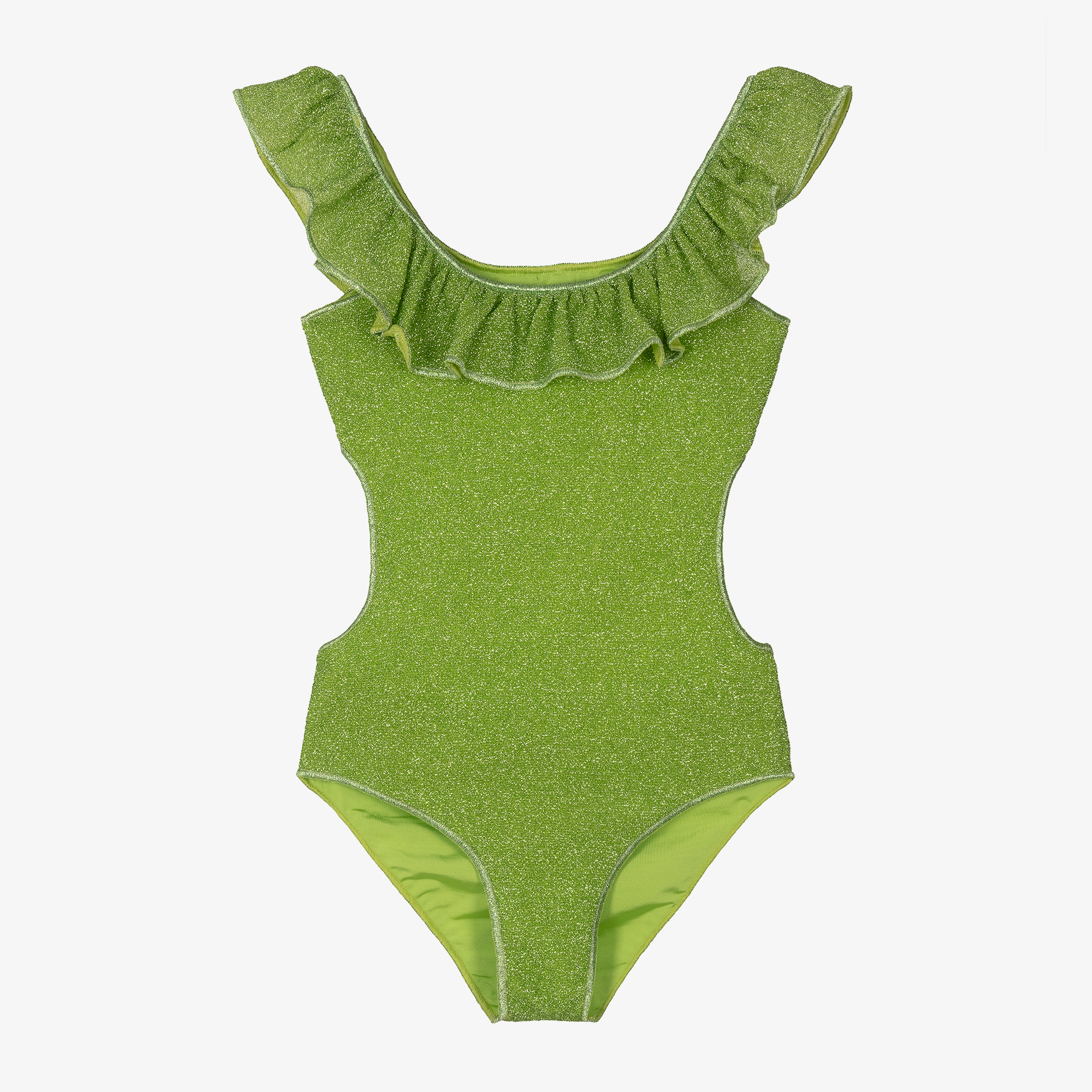 Oseree Girls Green Lumiere Swimsuit