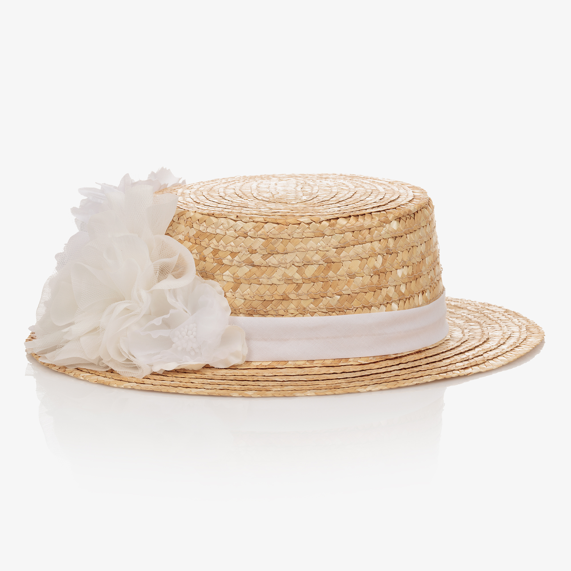 White straw hats for hot sale girls