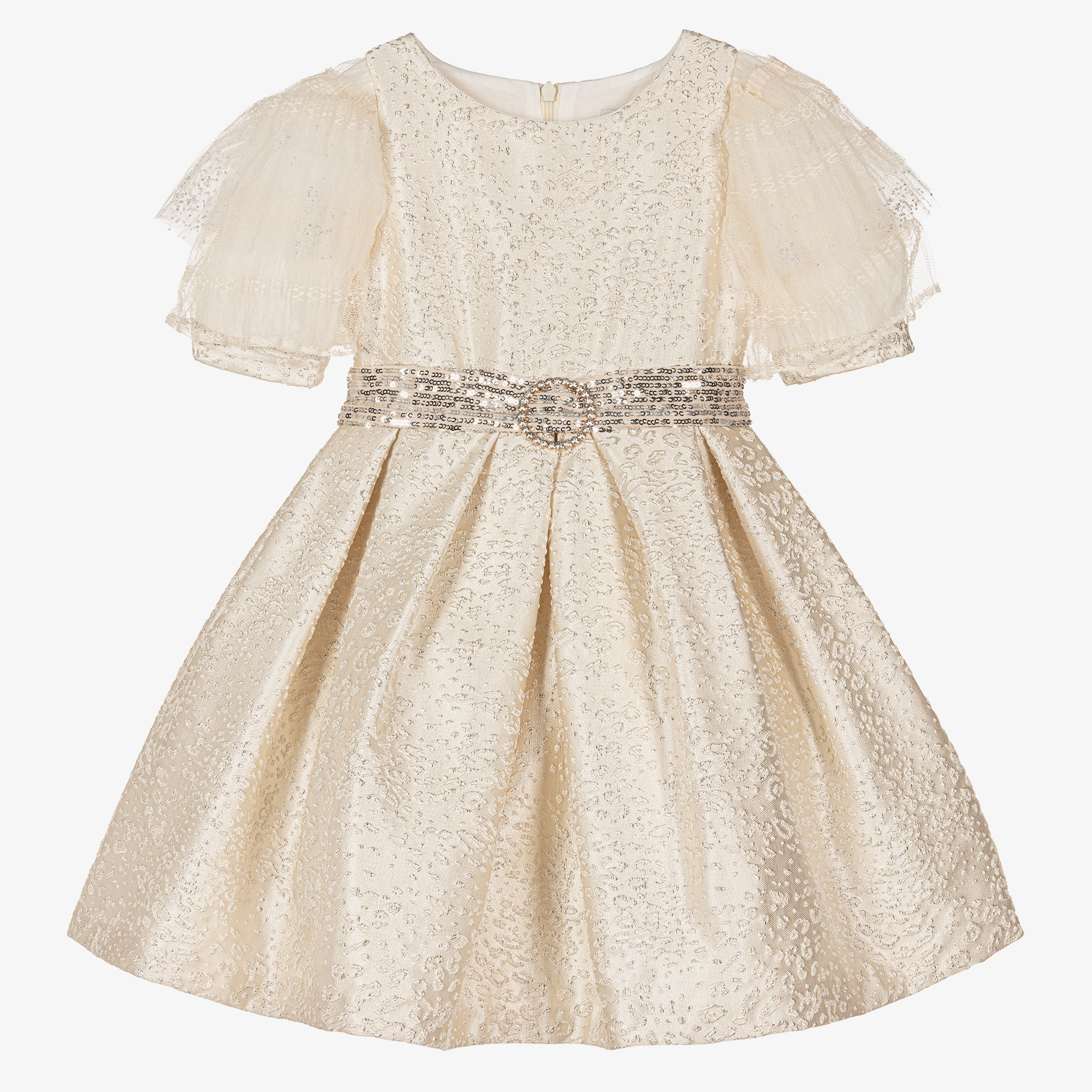 Girls jacquard clearance dress