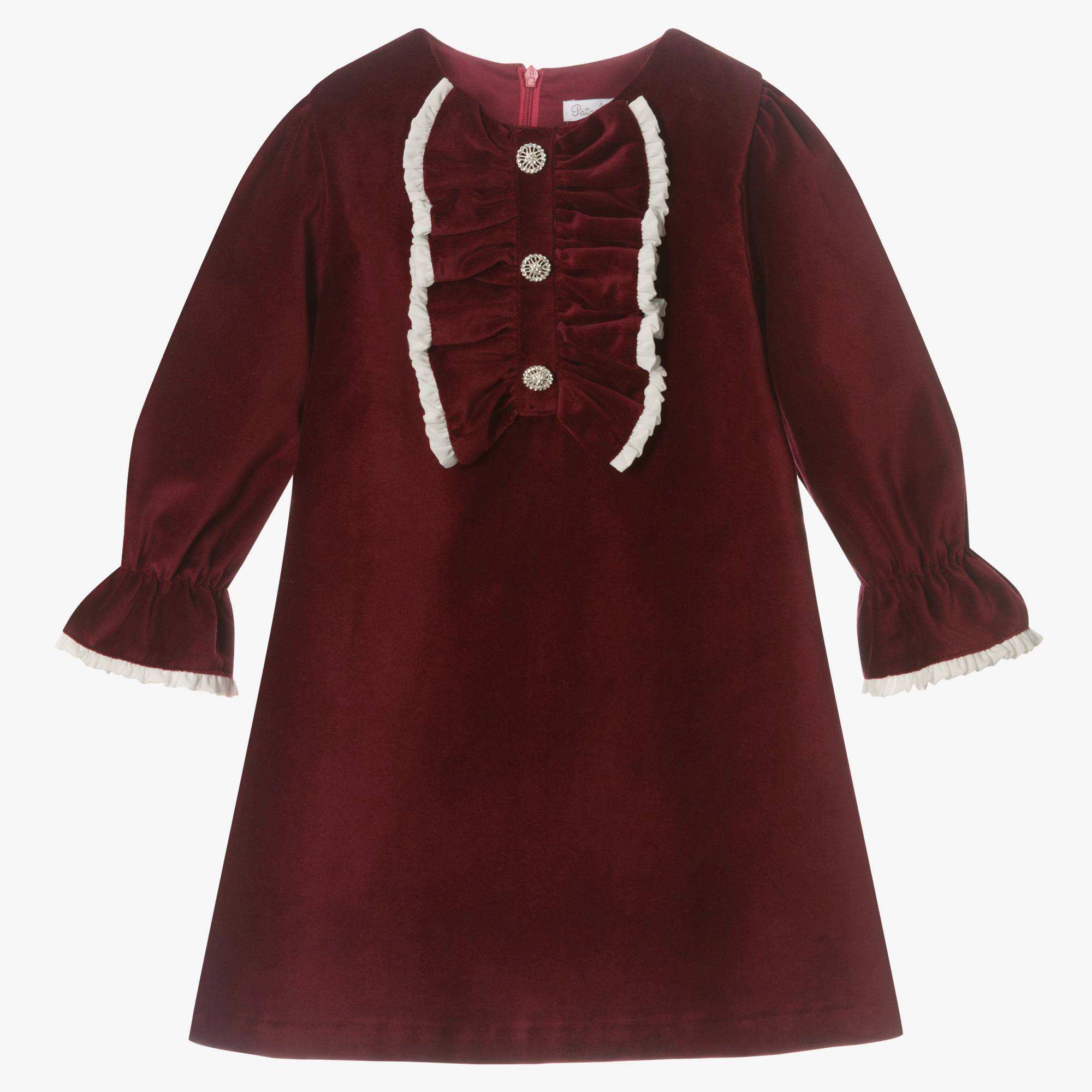 Patachou red best sale velvet dress