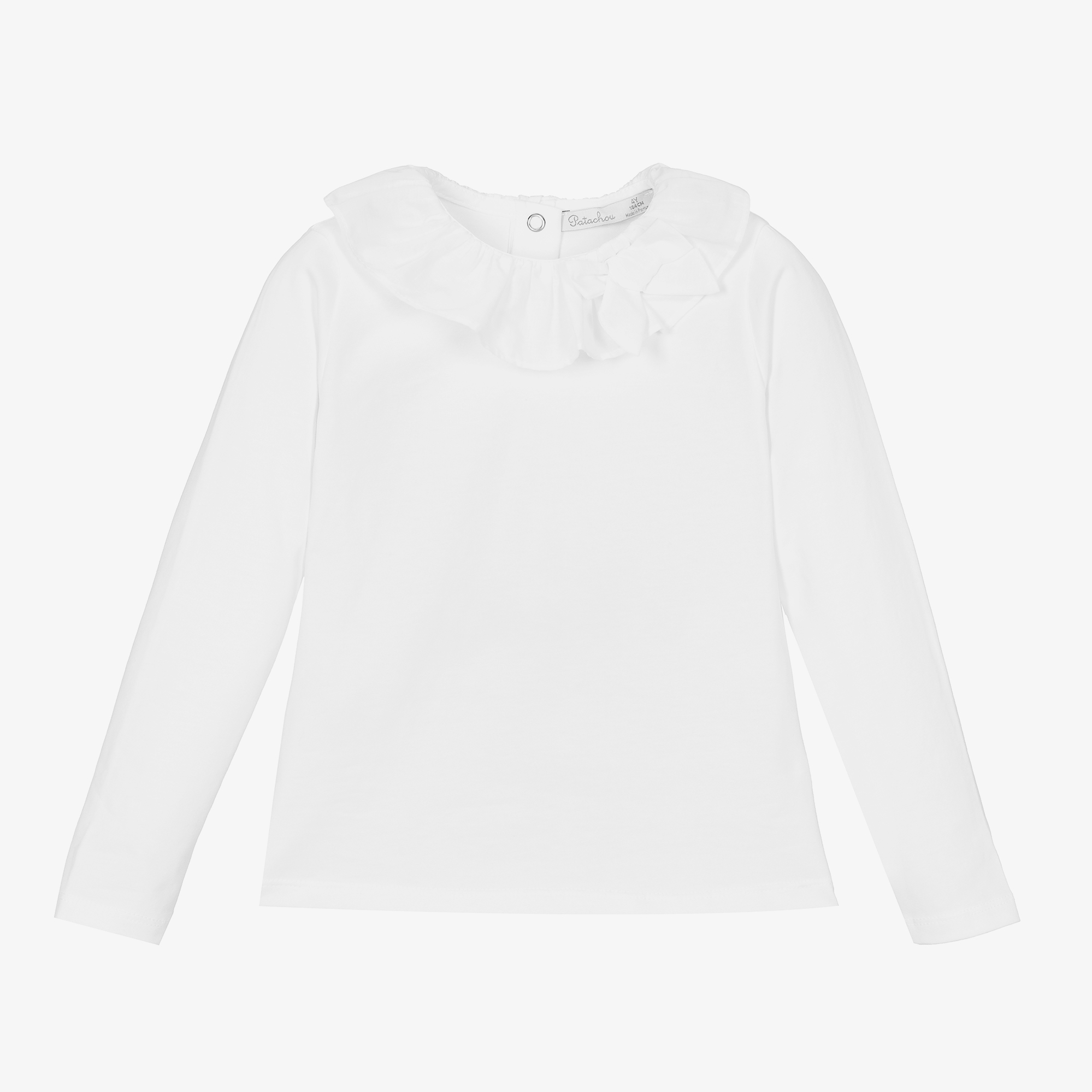 Patachou - Girls White Cotton Top | Childrensalon Outlet