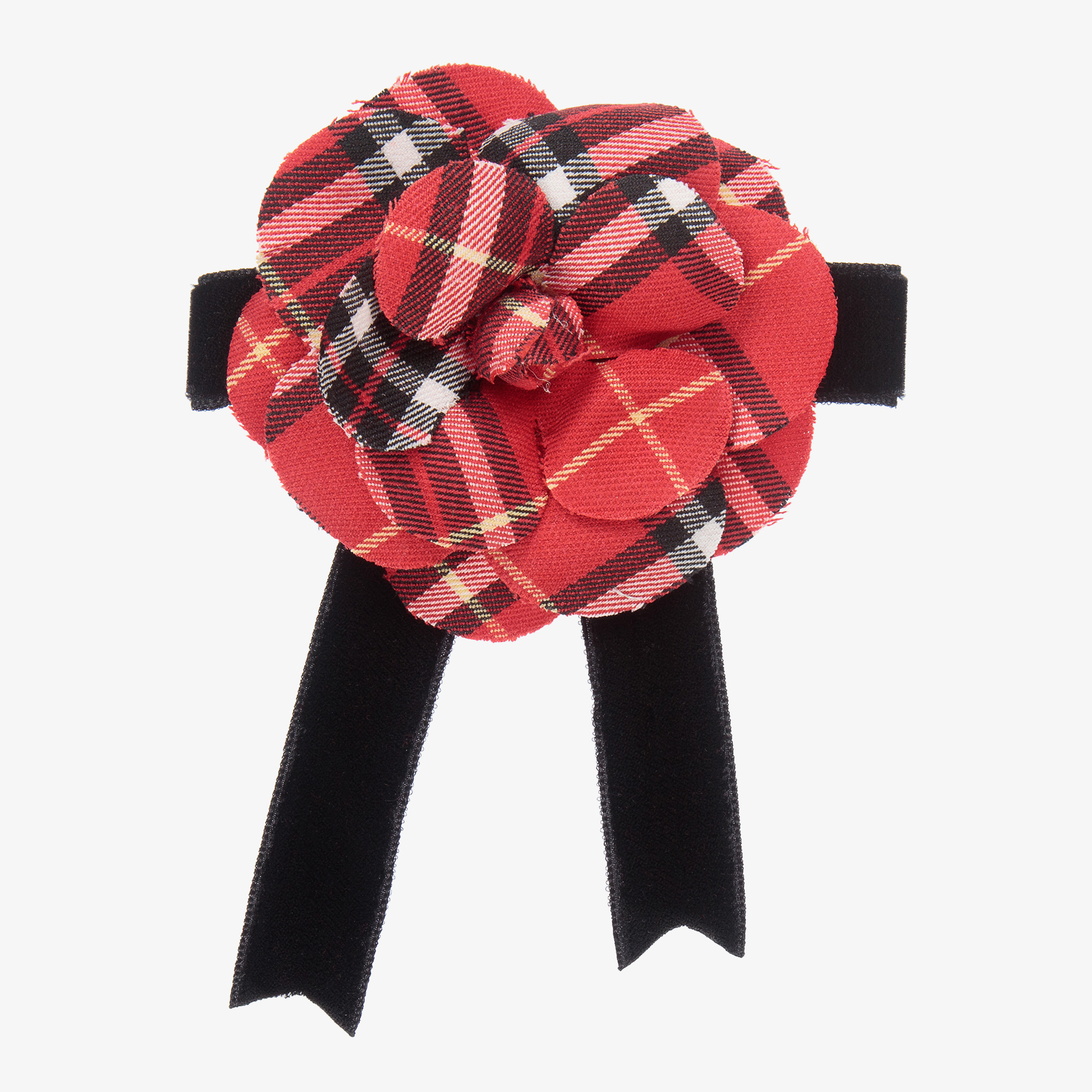 Tartan clearance brooch flower