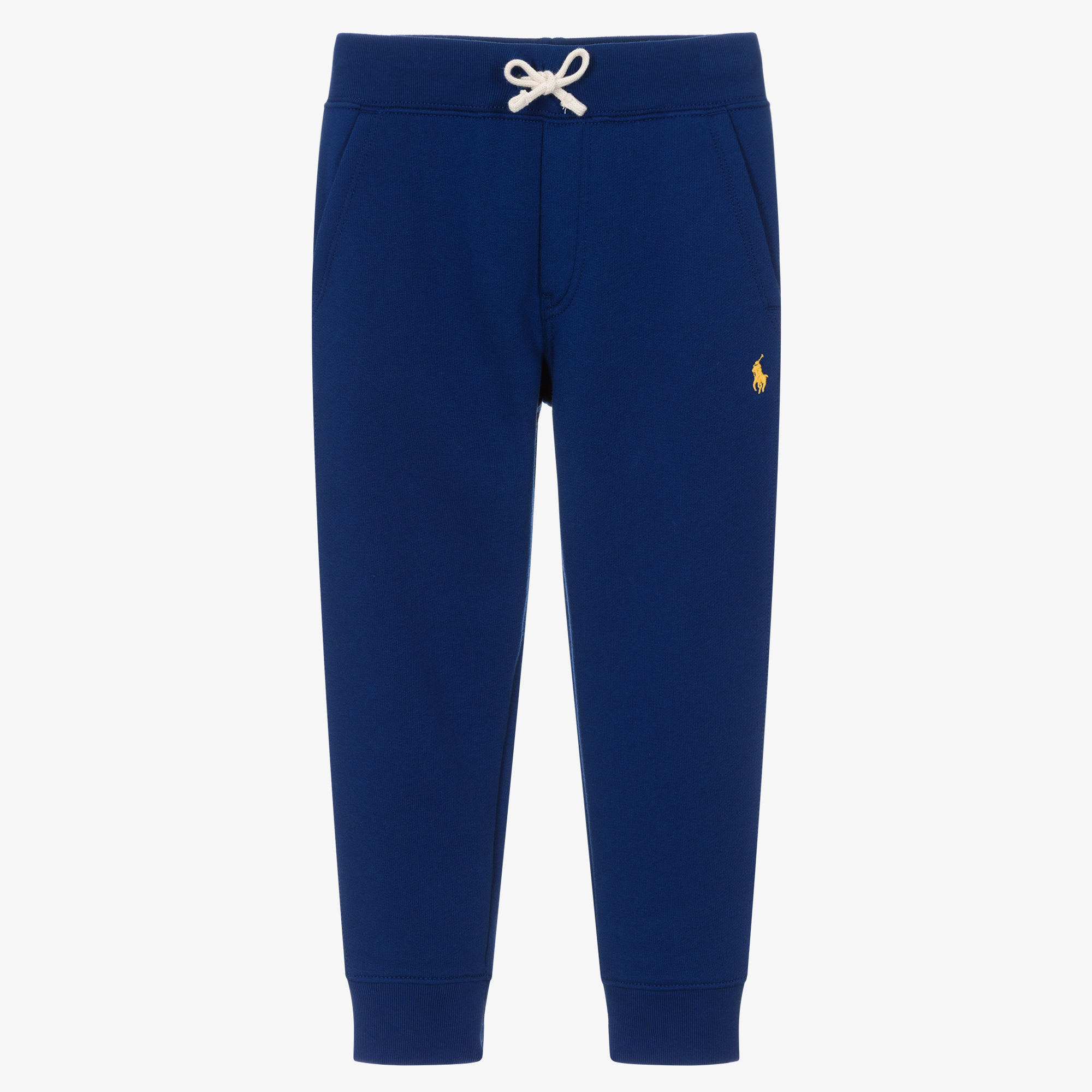 Ralph Lauren Boys Blue Cotton Joggers Childrensalon Outlet