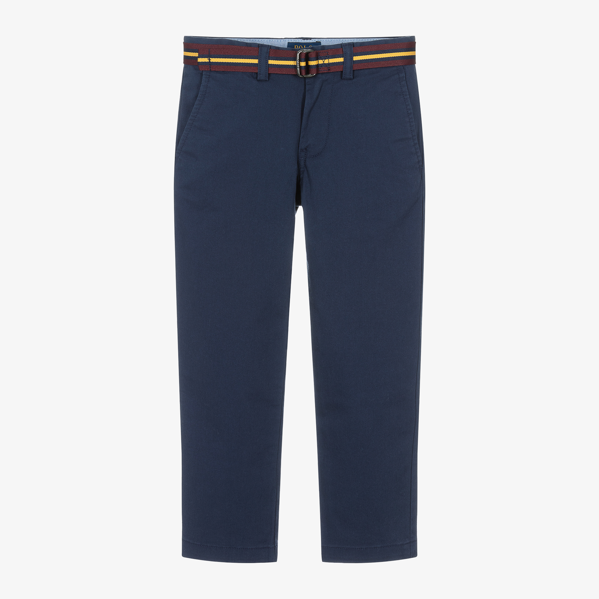 Ralph Lauren Boys Blue Cotton Twill Chinos Childrensalon Outlet