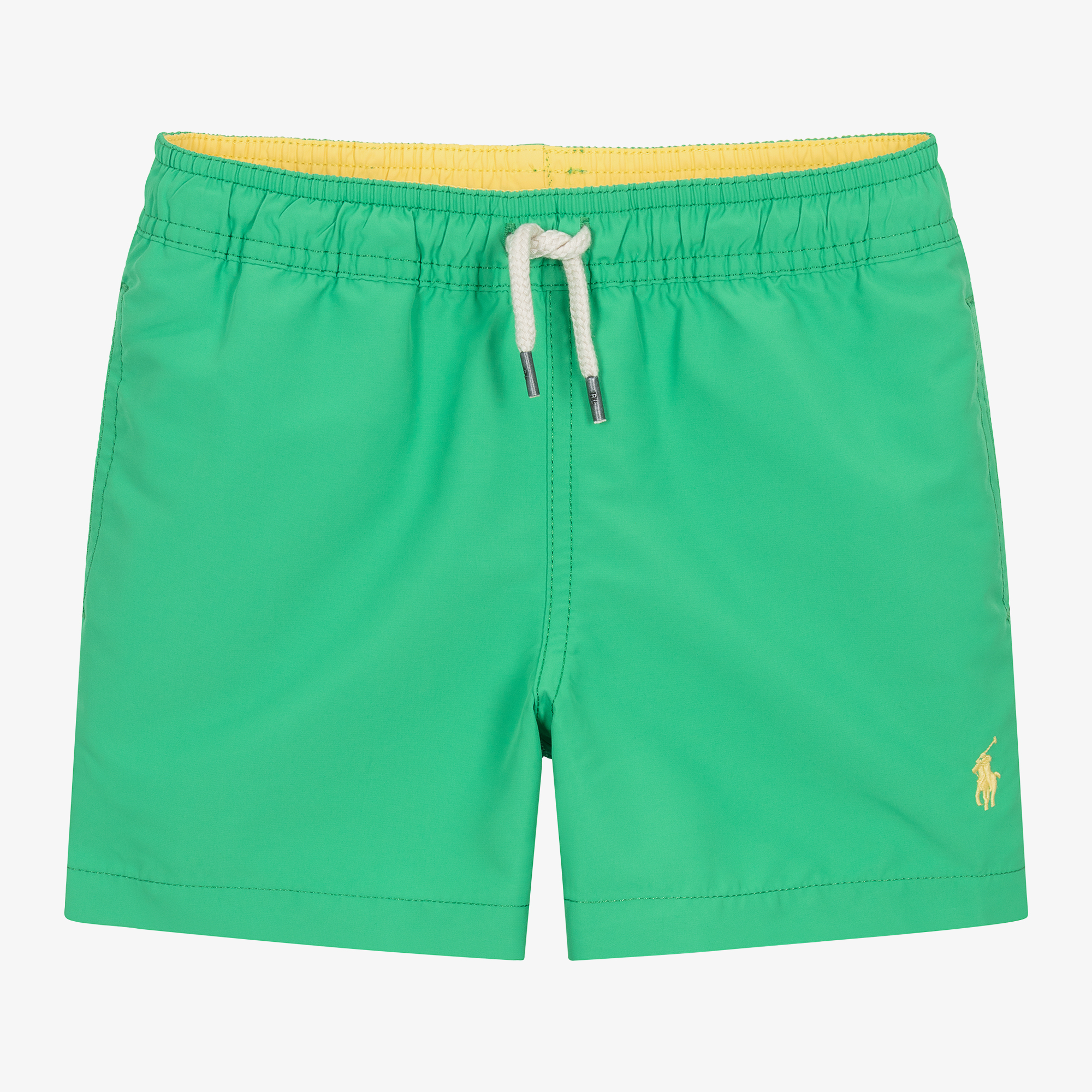 Ralph Lauren Boys Green Pony Swim Shorts Childrensalon Outlet