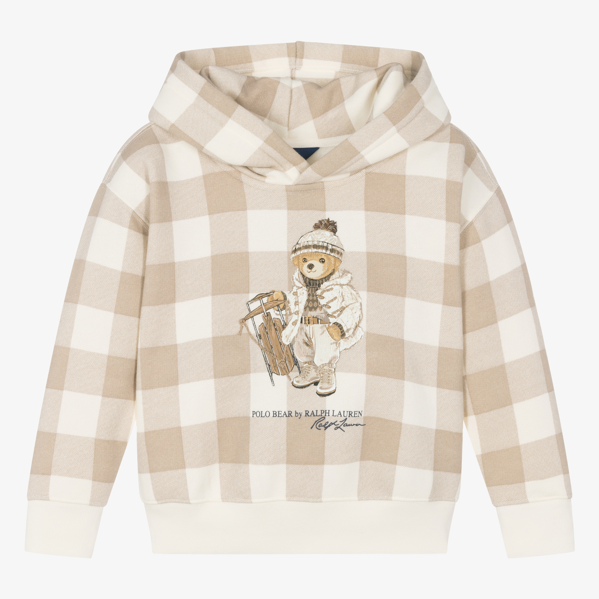 Polo bear on sale hoodie ralph lauren