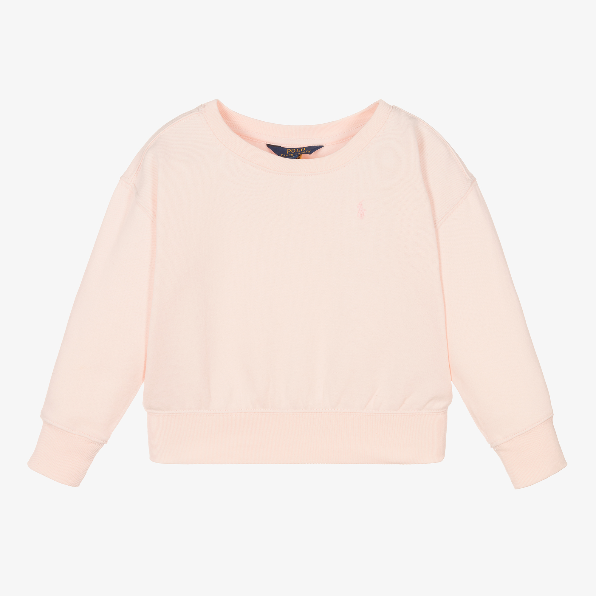 Pink ralph lauren sweatshirt hotsell