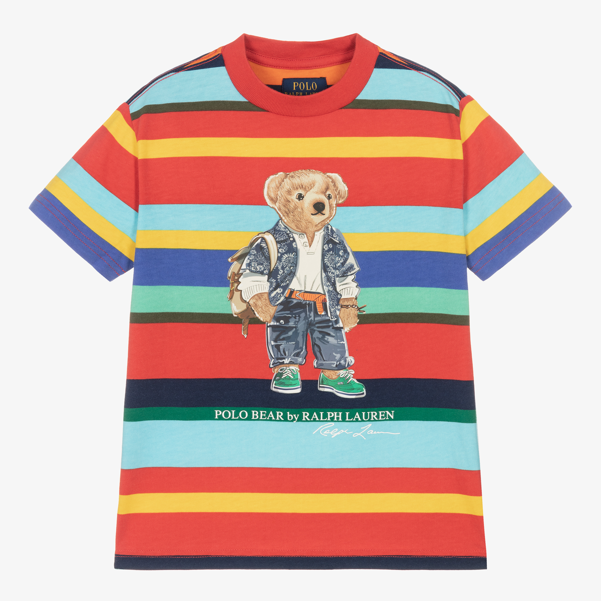 red polo bear t shirt