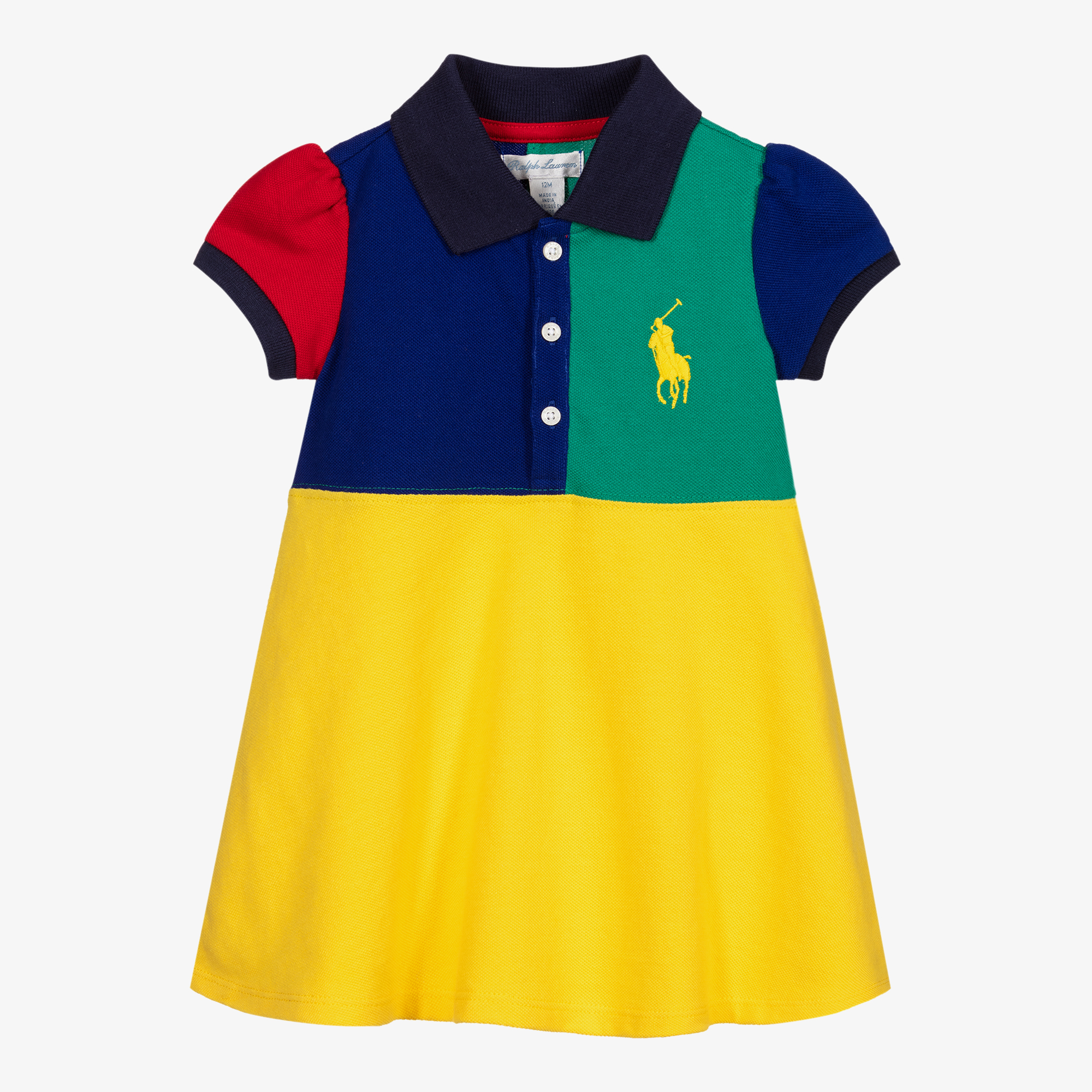 Ralph Lauren - Yellow Polo Shirt Dress Set | Childrensalon Outlet