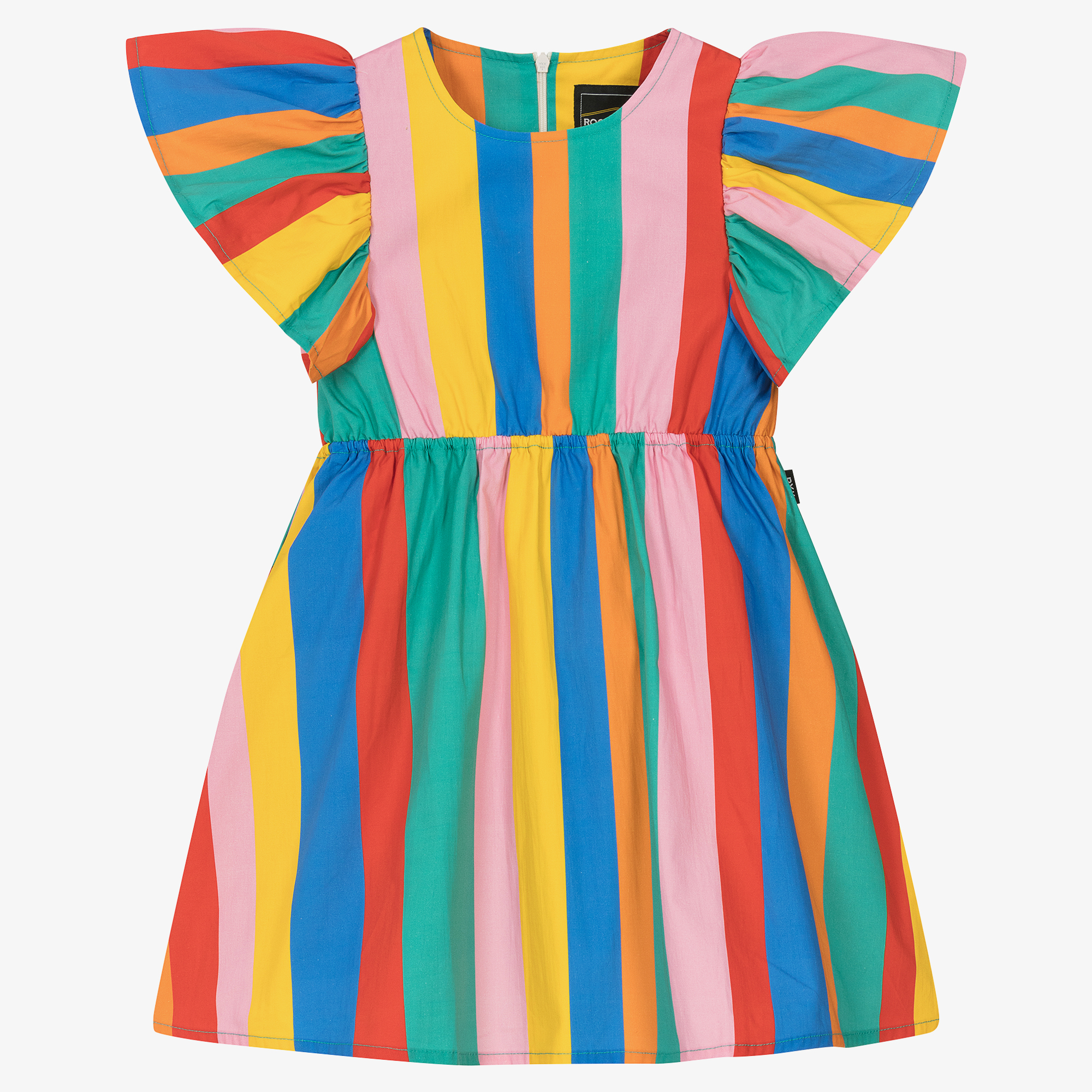 Rainbow stripe dress best sale