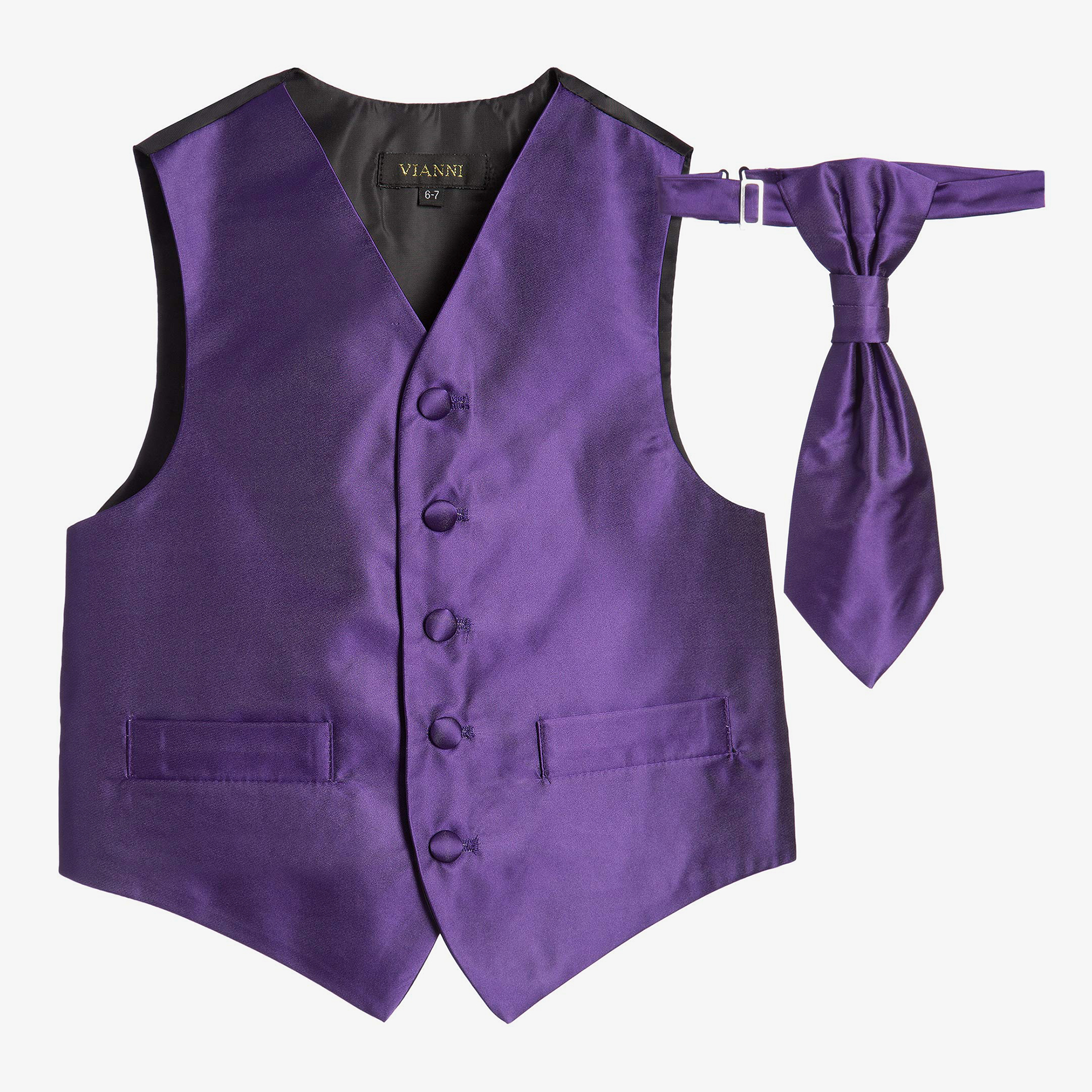 Dark purple shop waistcoat