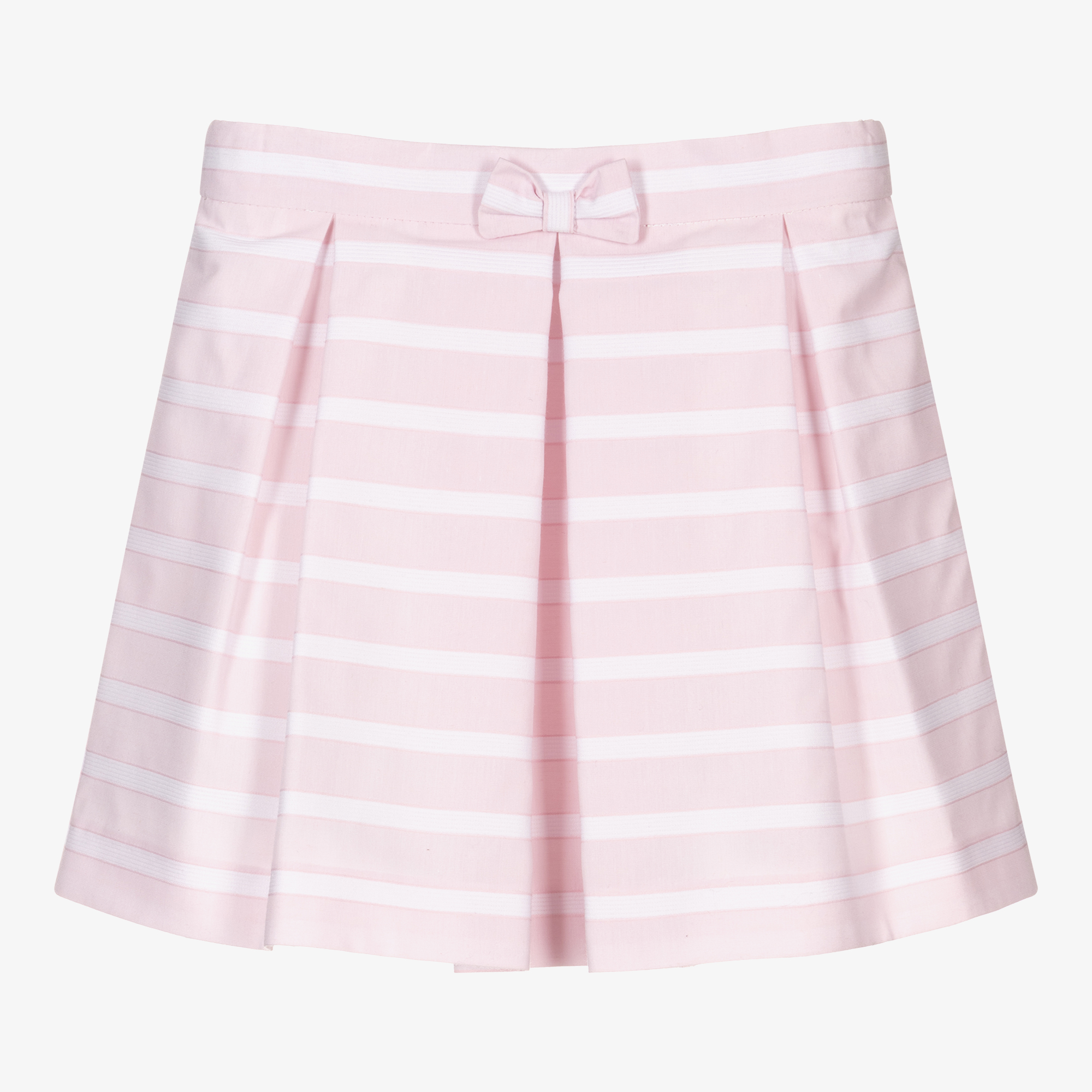 Pink tennis skirt store with white stripe