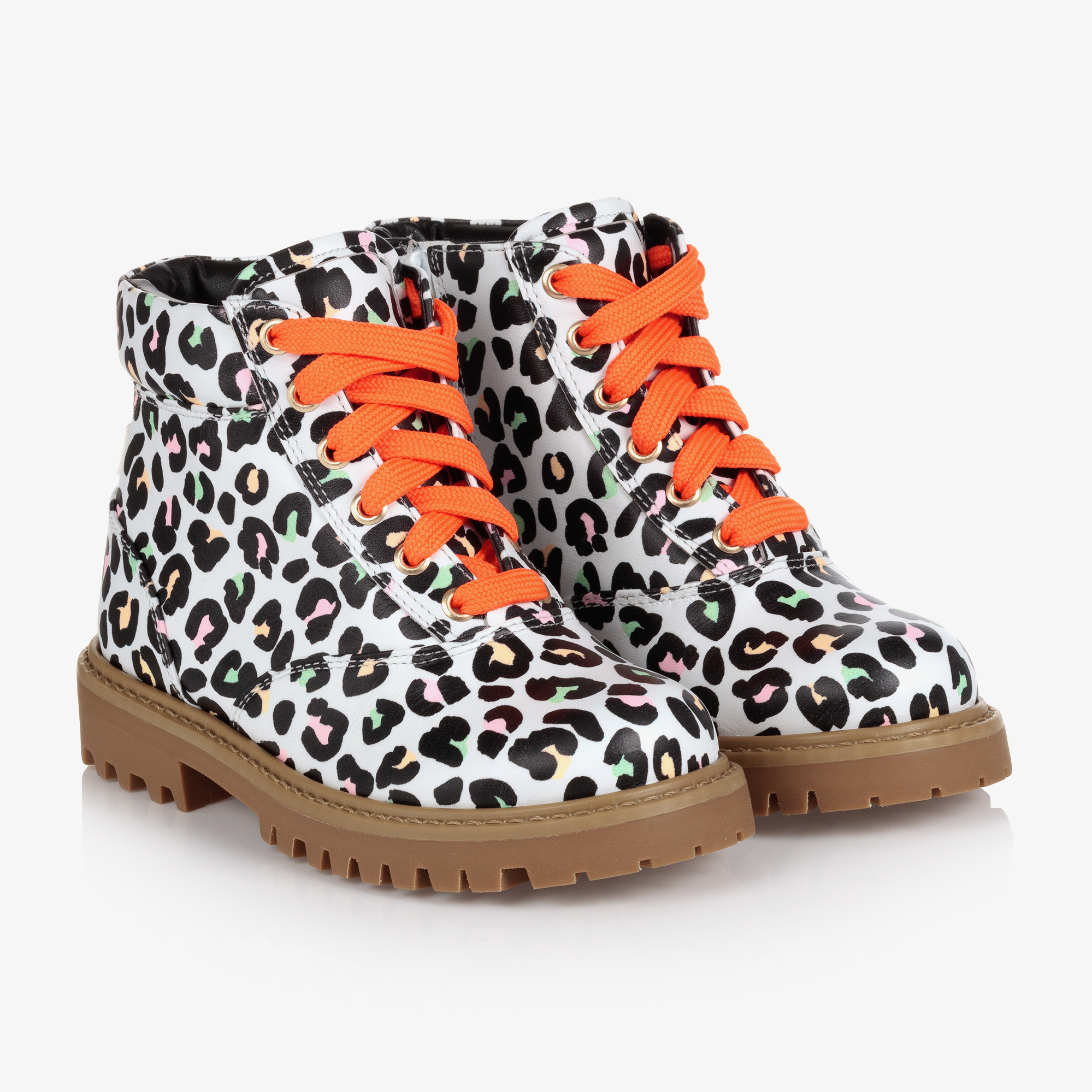 Leopard print childrens on sale boots