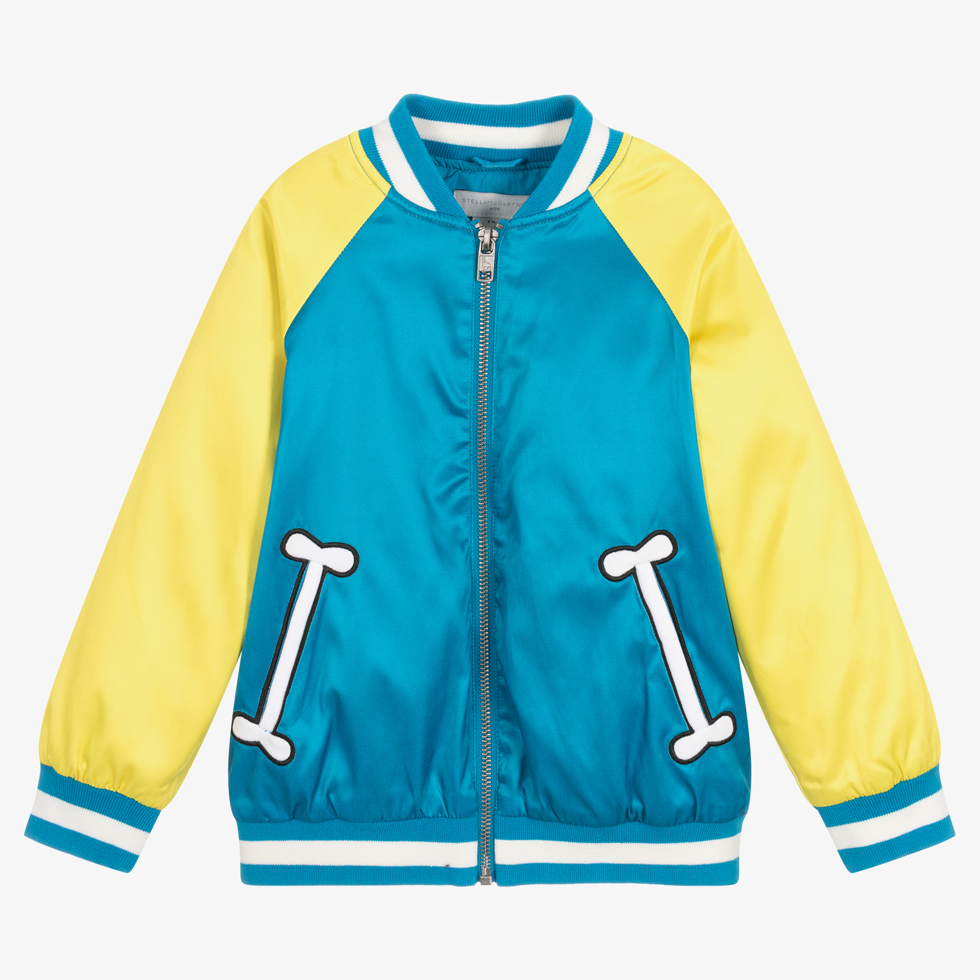 Yellow and blue deals bomber jacket