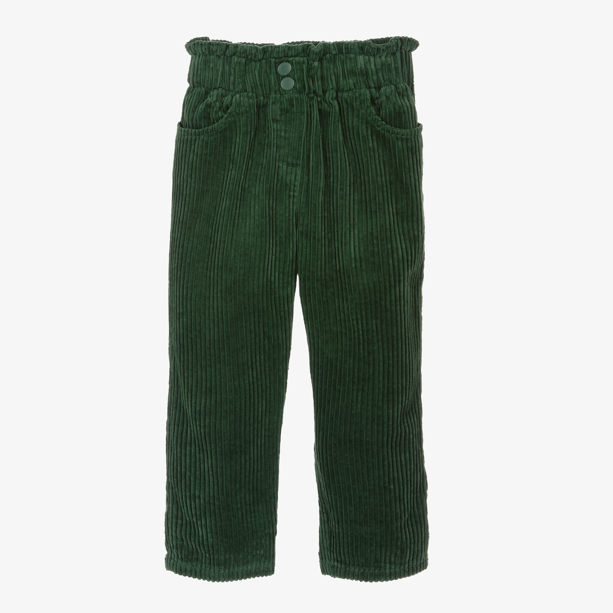 Stella buying McCartney girls grey corduroy pants