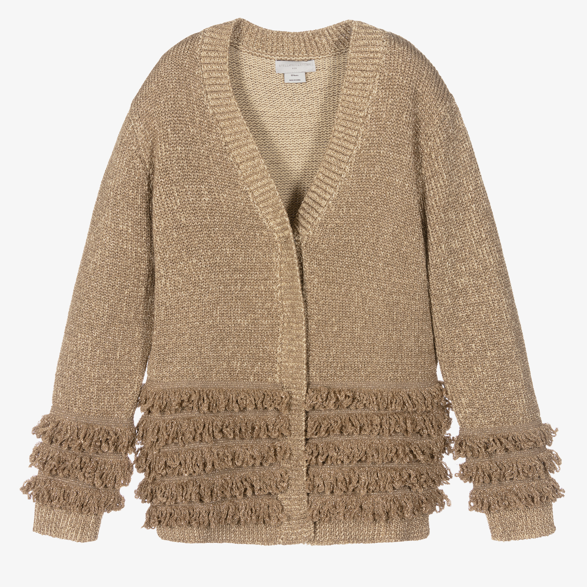 Gold hot sale cardigan girl