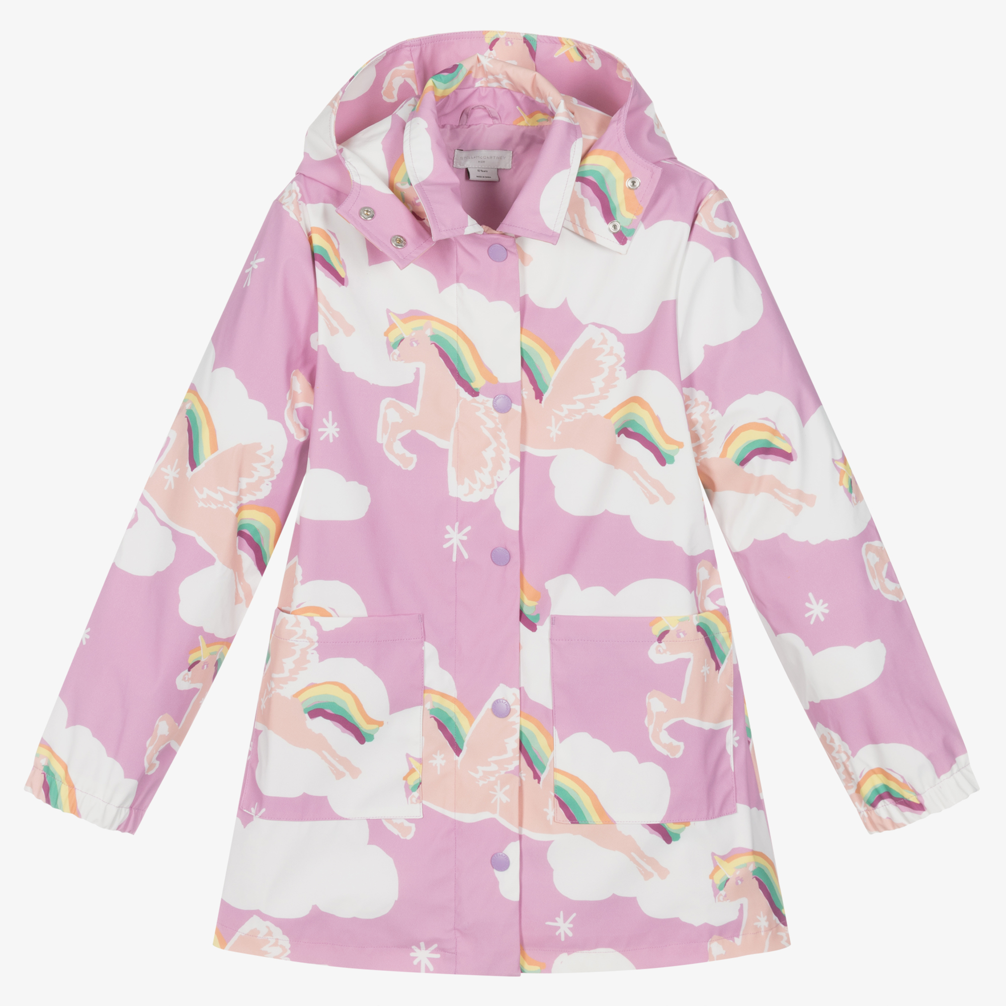 Pink unicorn raincoat hotsell