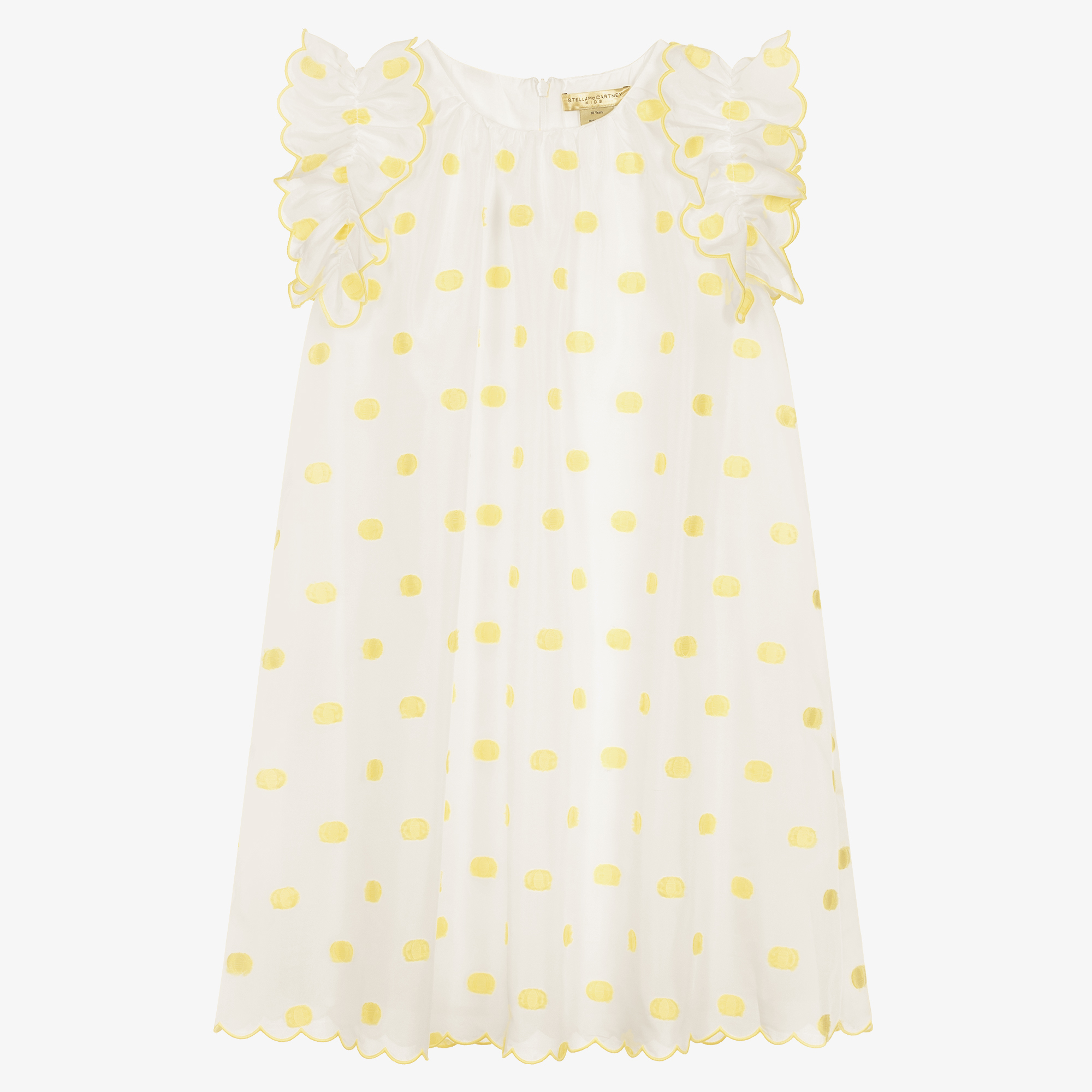 Yellow polka clearance dot dress kids