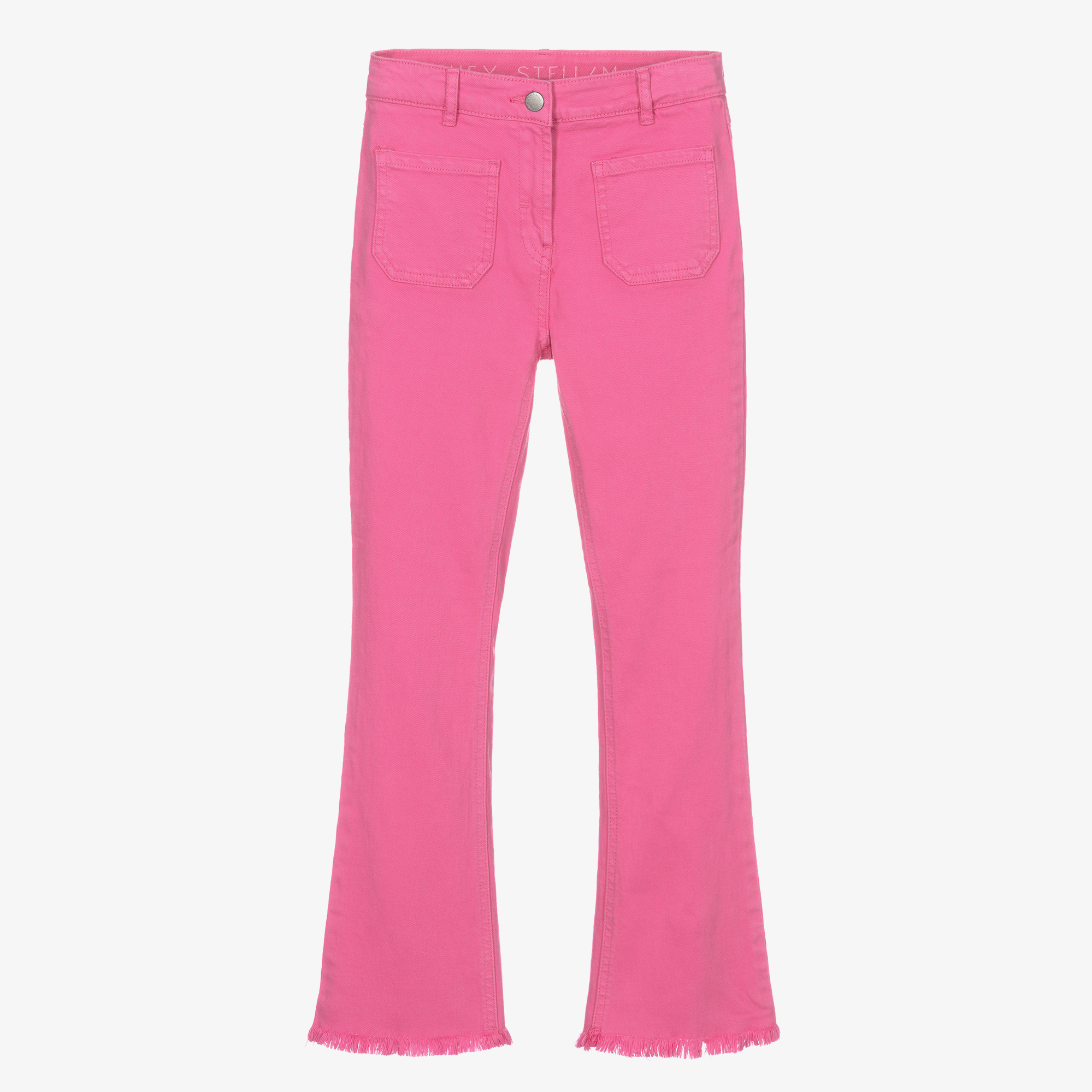 dagbog krave Forbyde Stella McCartney Kids - Teen Pink Denim Flared Jeans | Childrensalon Outlet