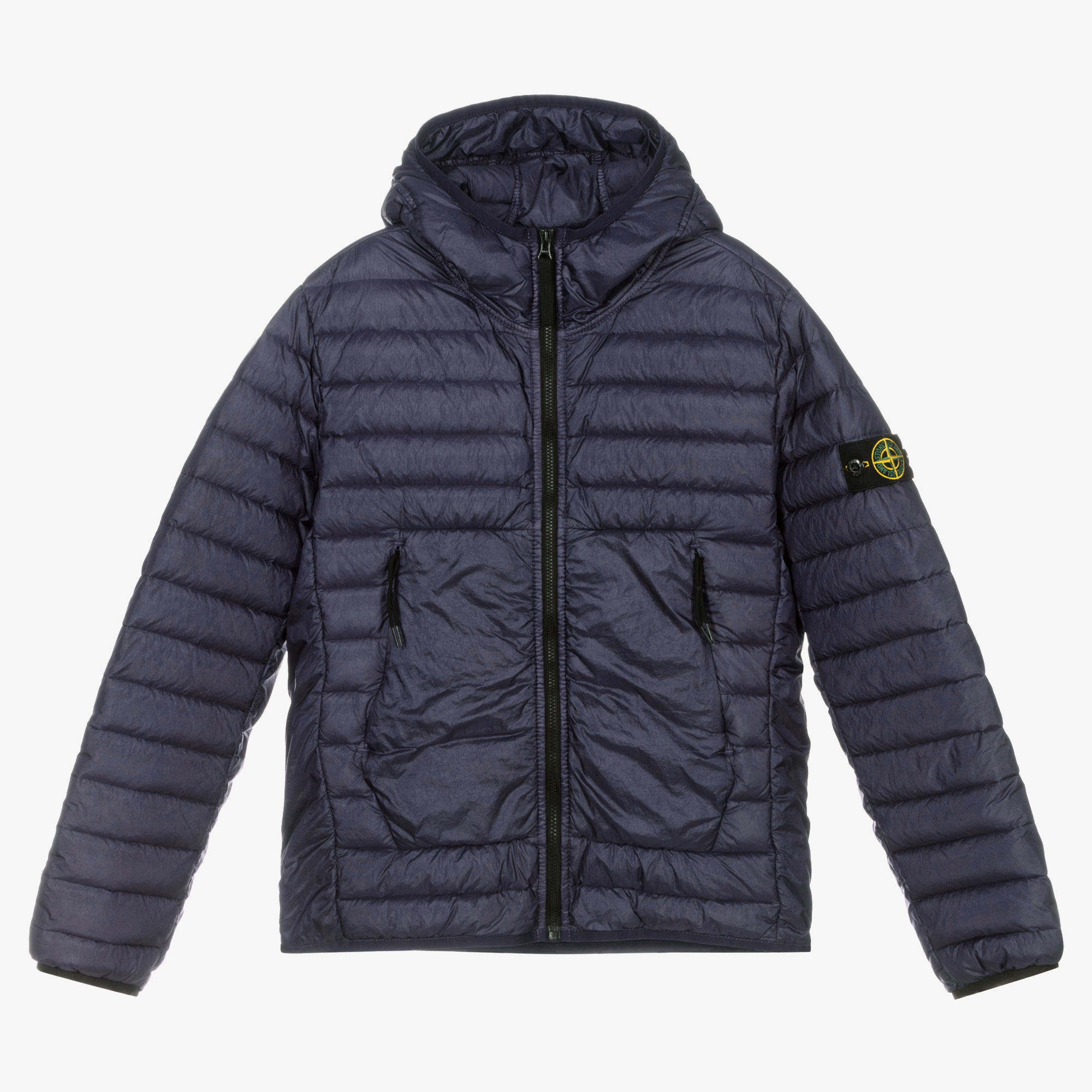 Stone Island Junior Teen Boys Navy Blue Puffer Jacket