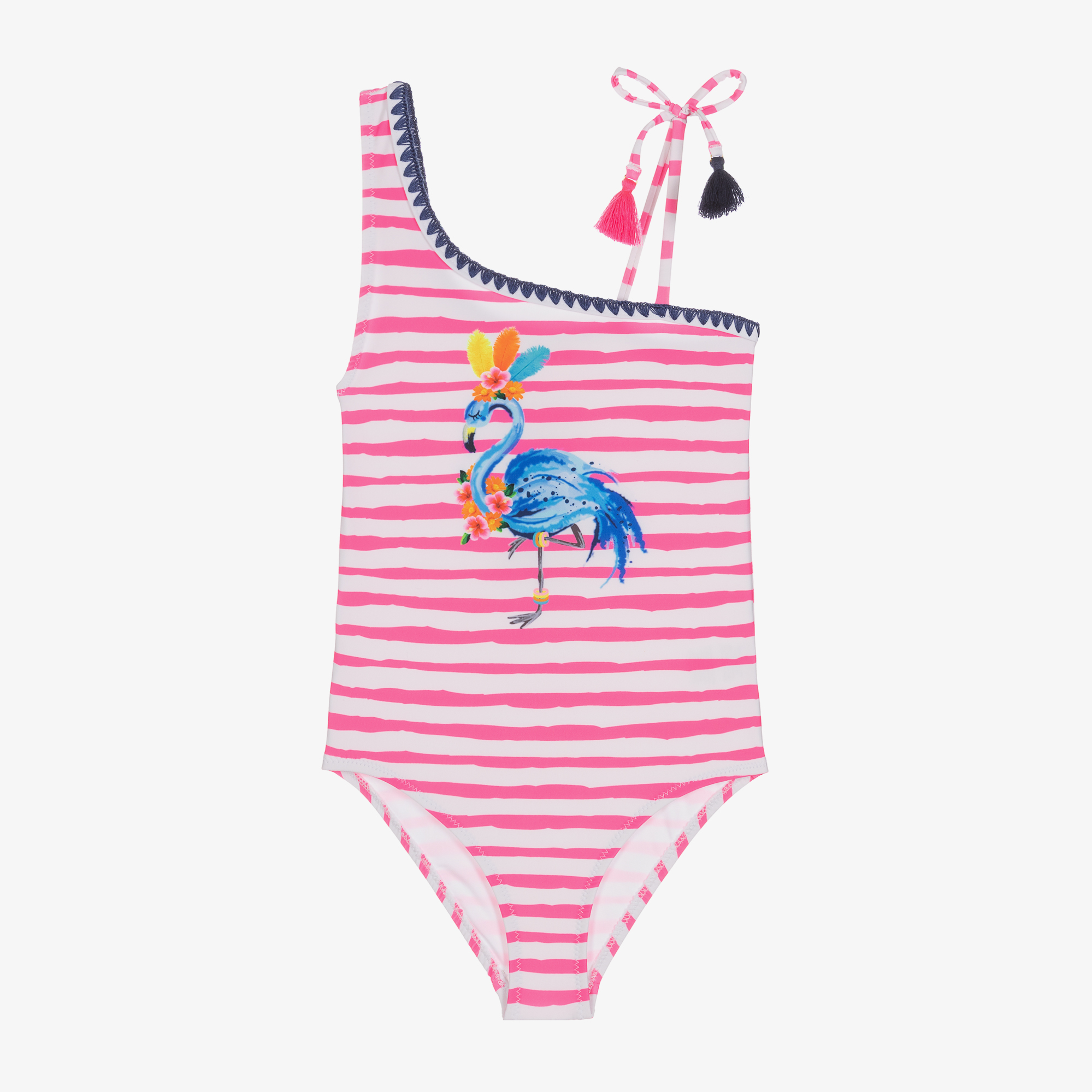 Girls flamingo swimsuit sale