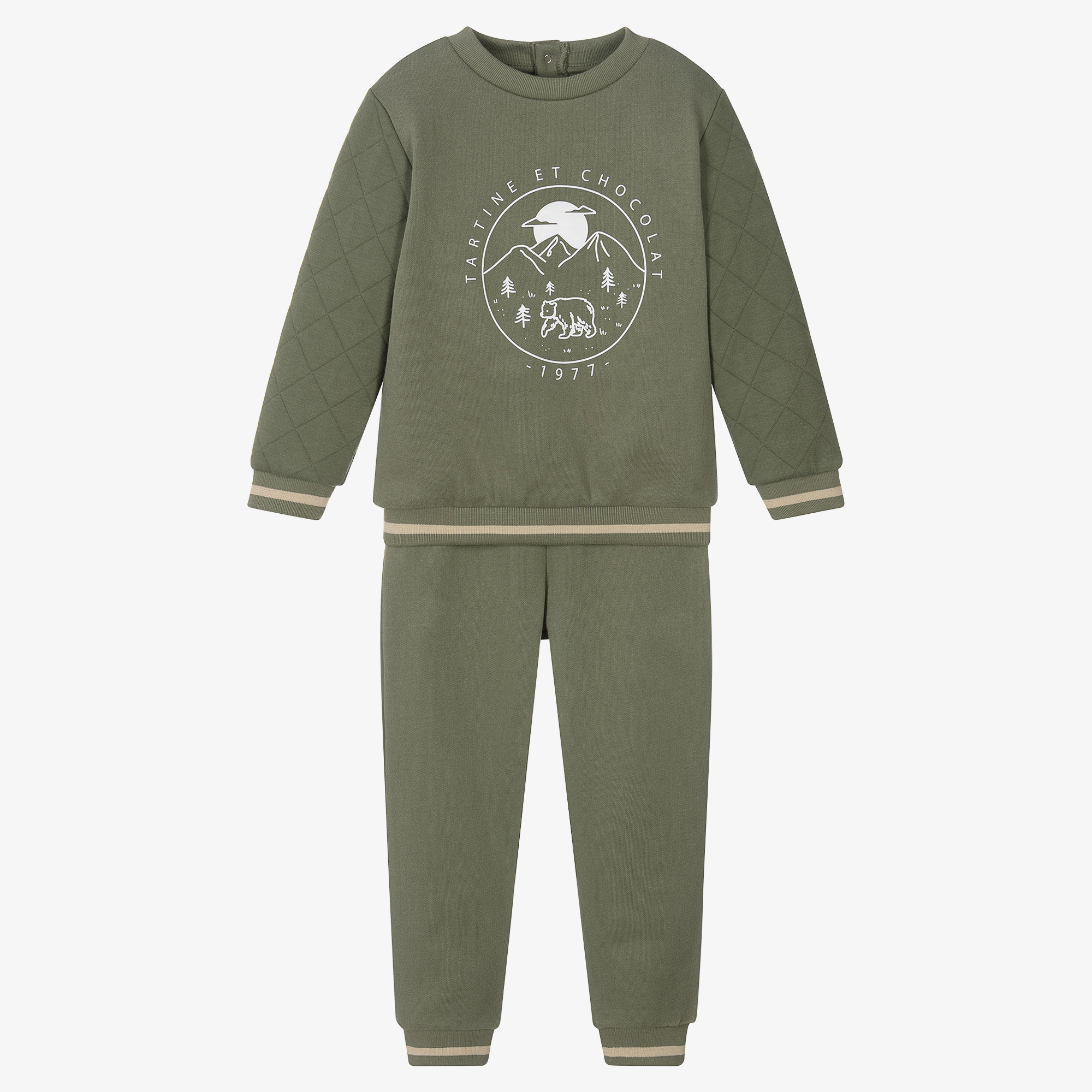 Boys khaki sale green tracksuit