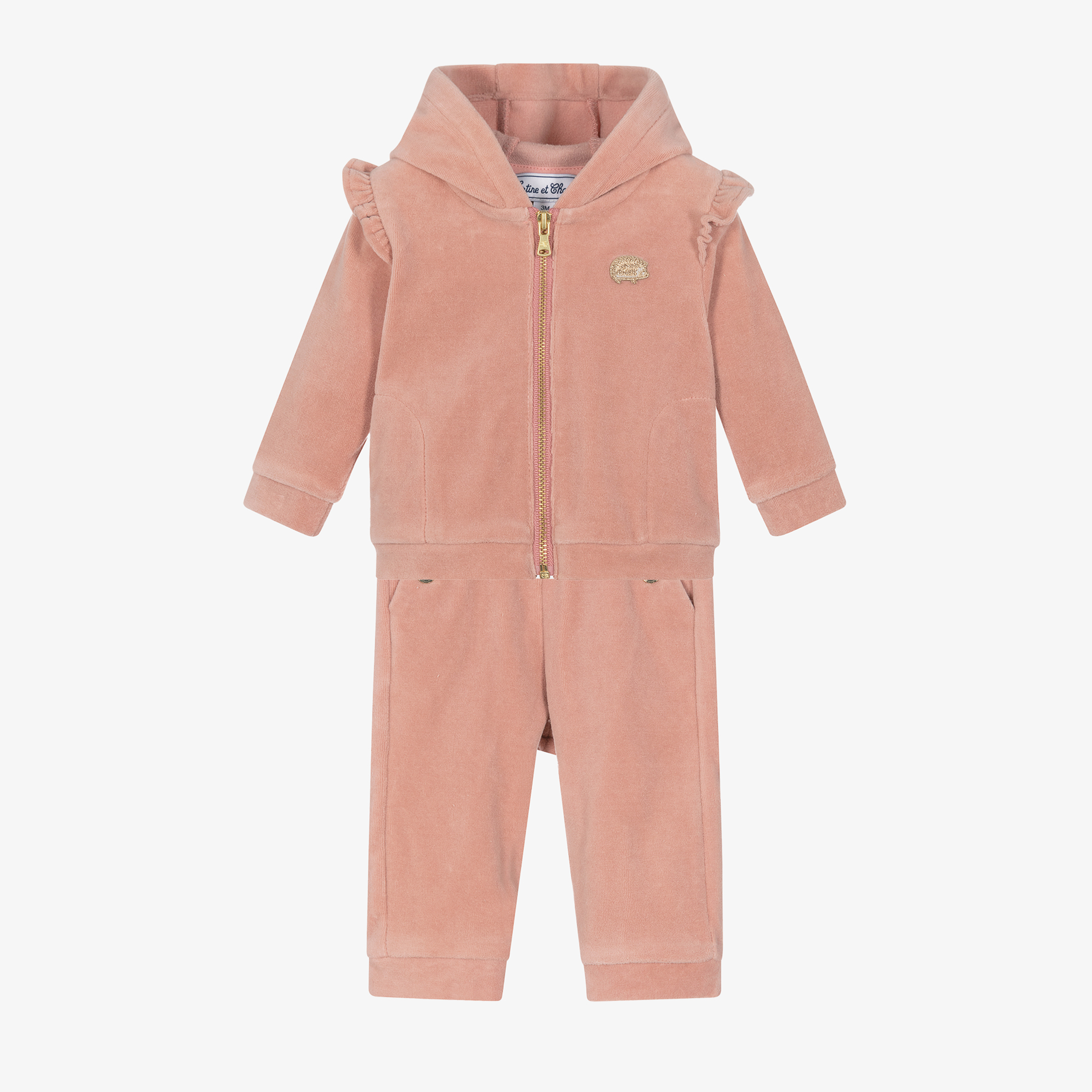 Cotton sales velour tracksuit