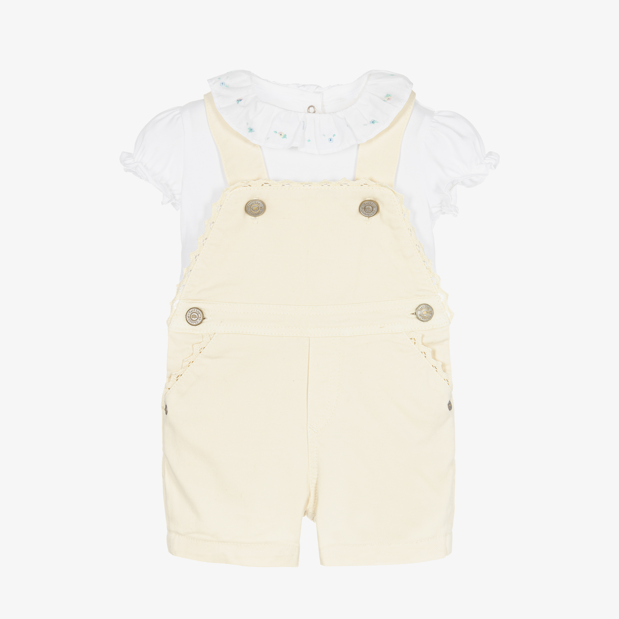 Baby girl best sale cotton dungarees