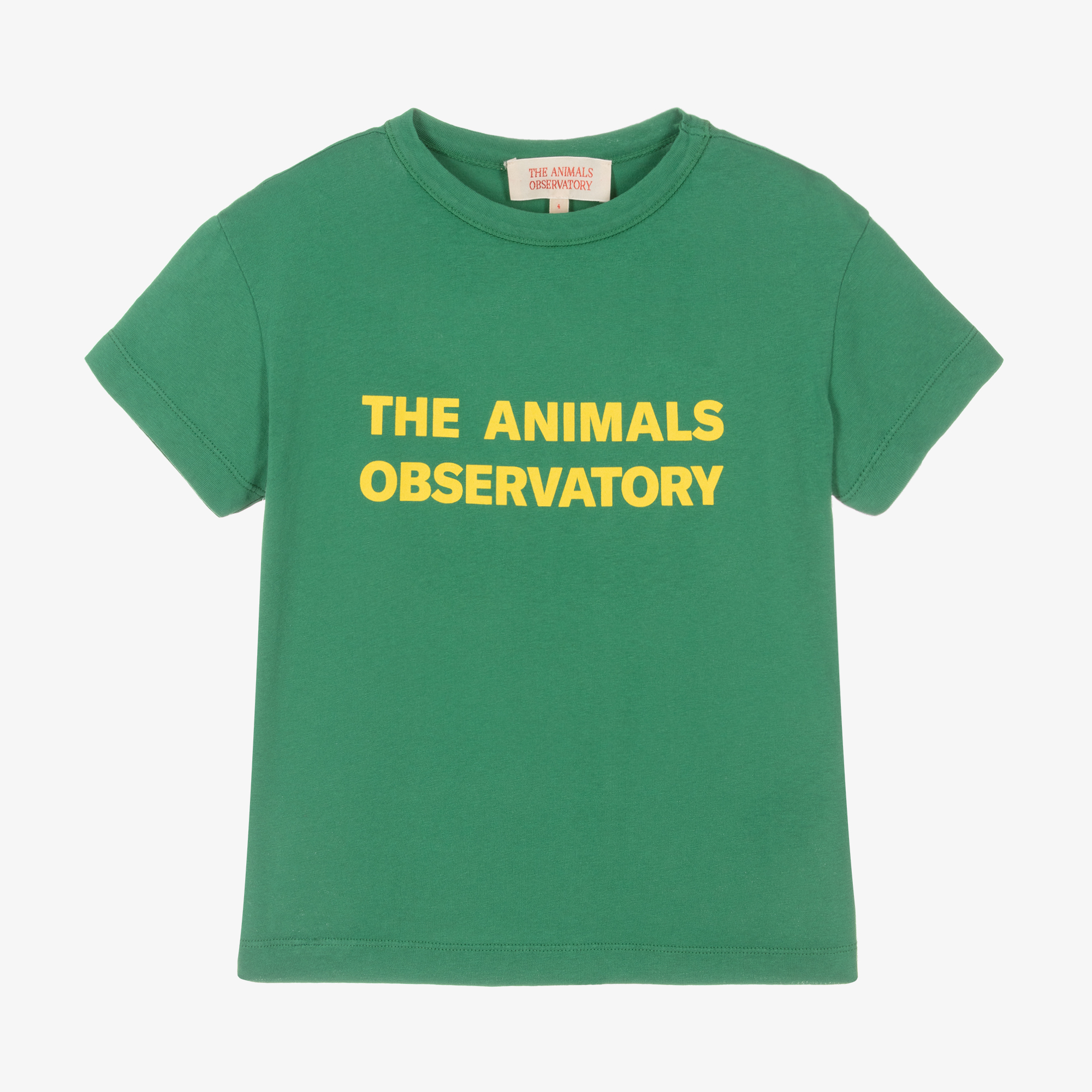 The Animals Observatory Green Cotton T-Shirt