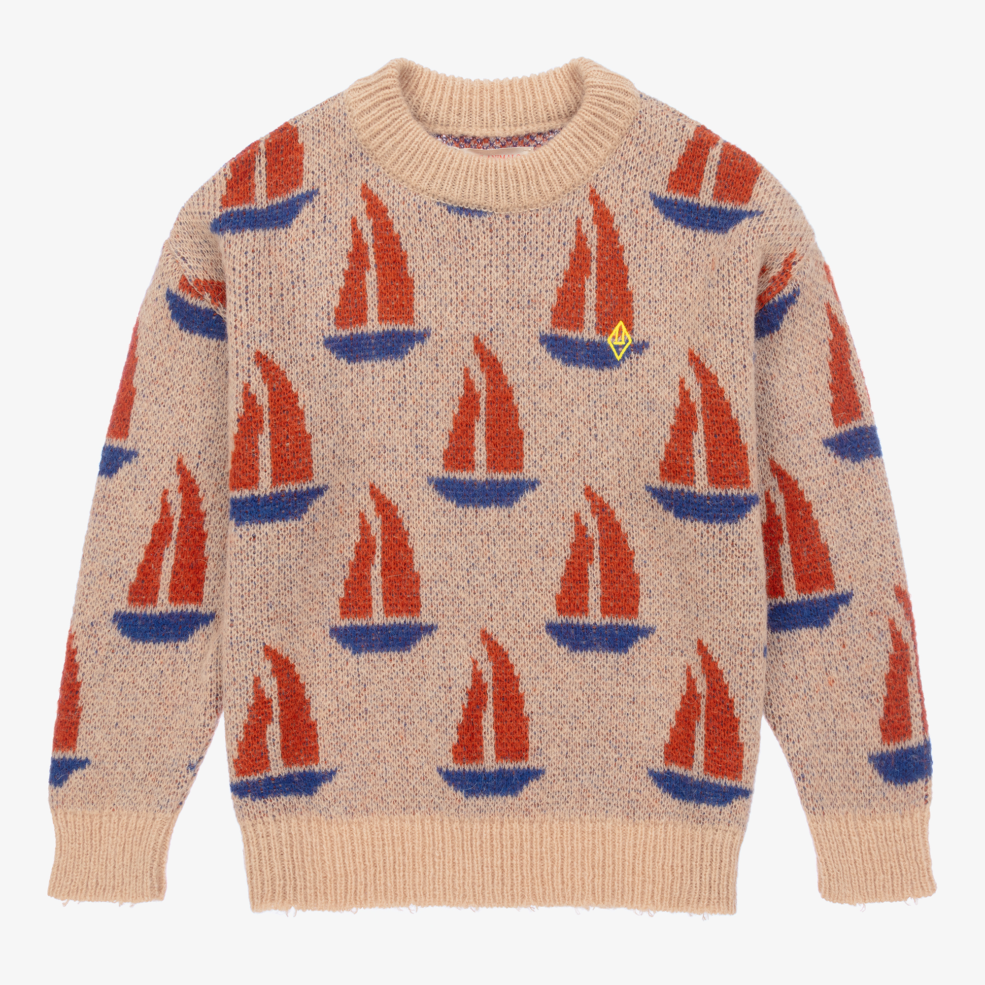 Graphic knitted online jumper