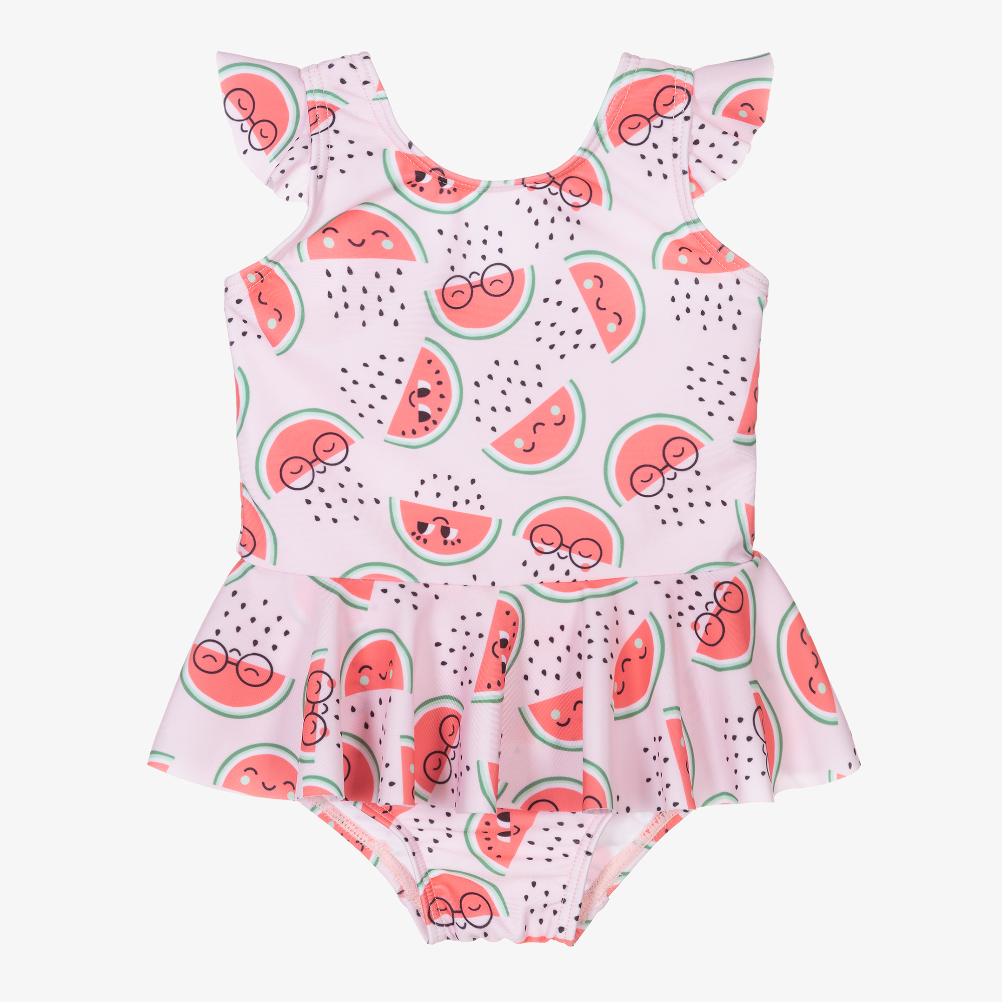 Baby girl watermelon bathing suit deals