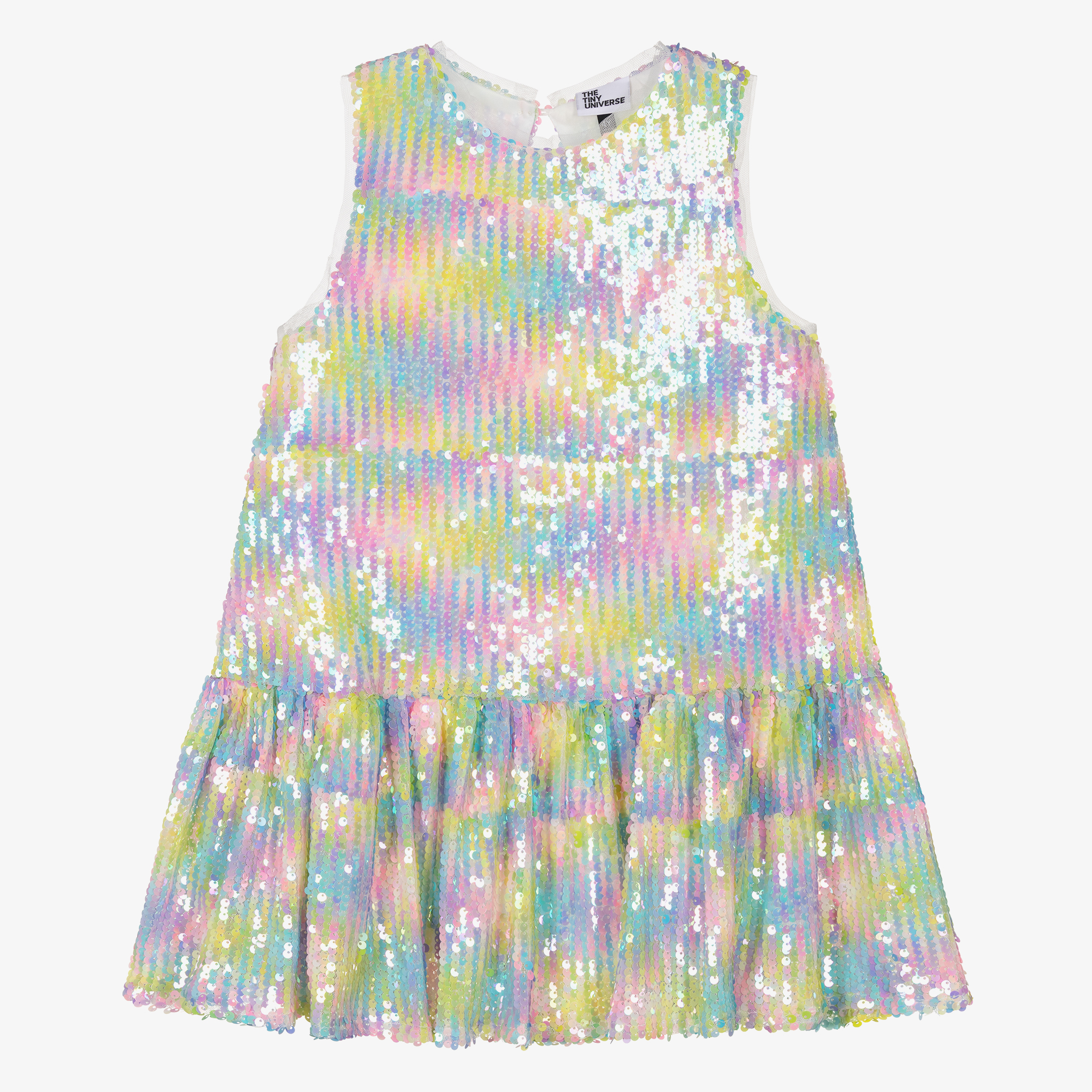 Girls rainbow hot sale sequin dress