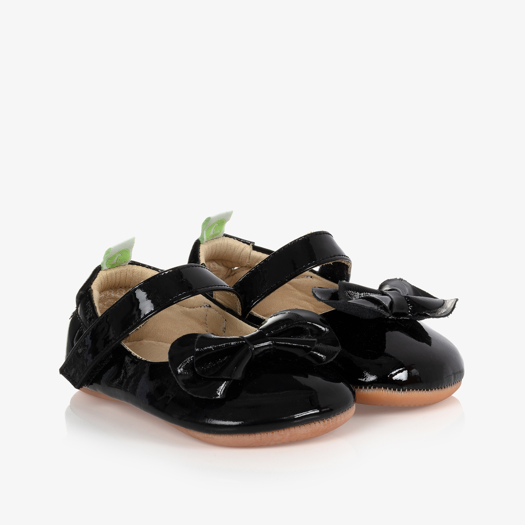 Tip Toey Joey Black Patent Leather Baby Shoes Childrensalon Outlet