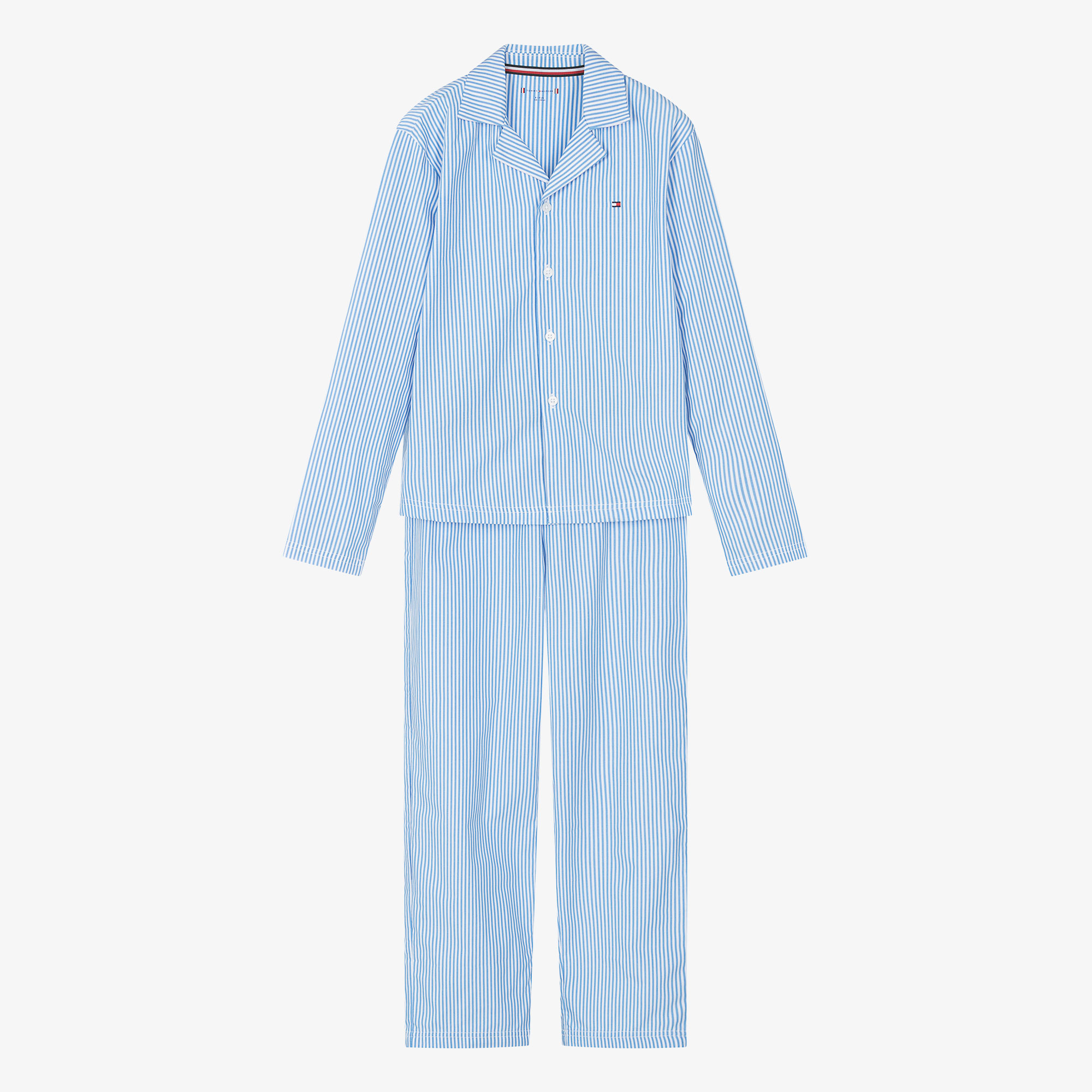 Louis Blue & White Striped Children's Pyjamas