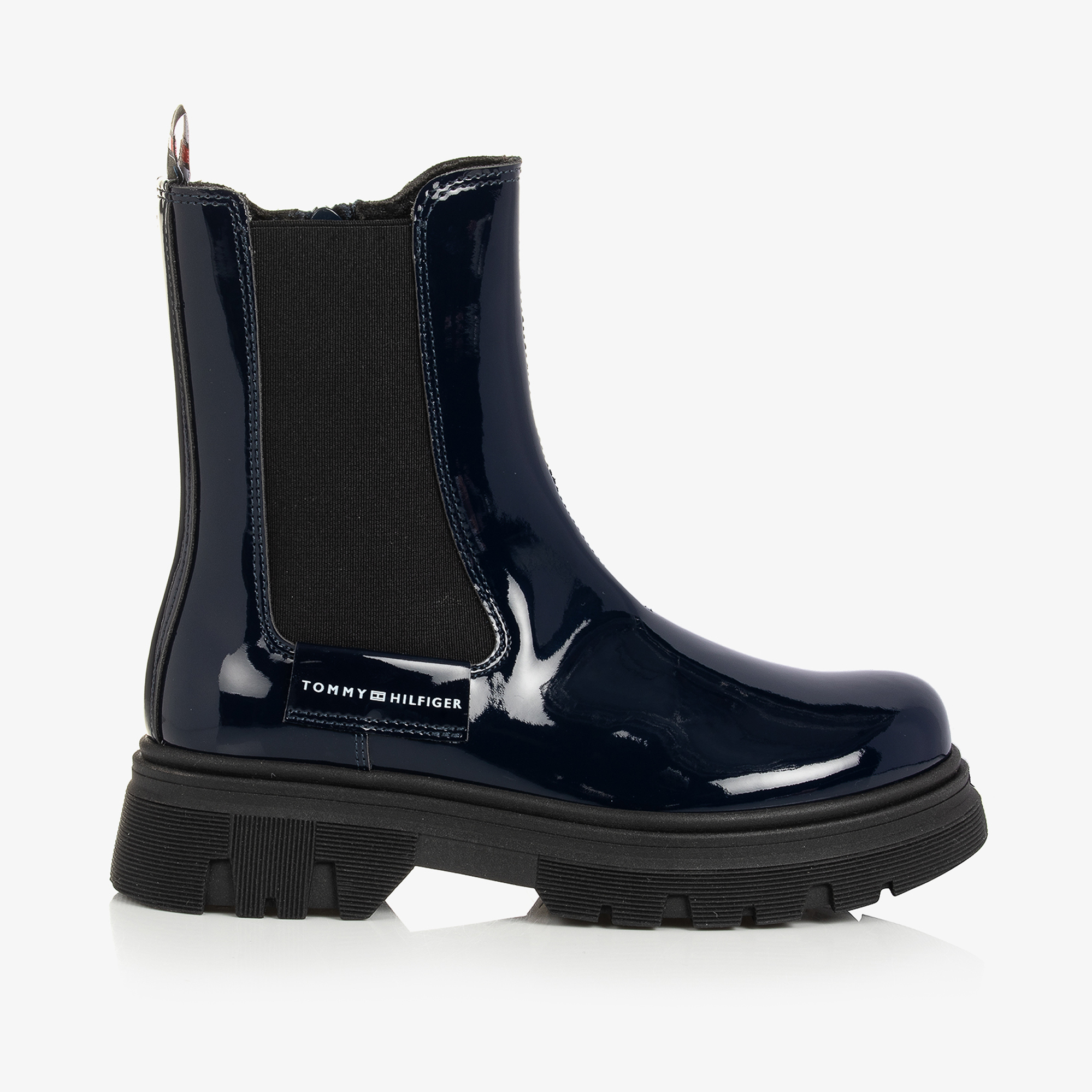 Tommy hilfiger sale navy boots