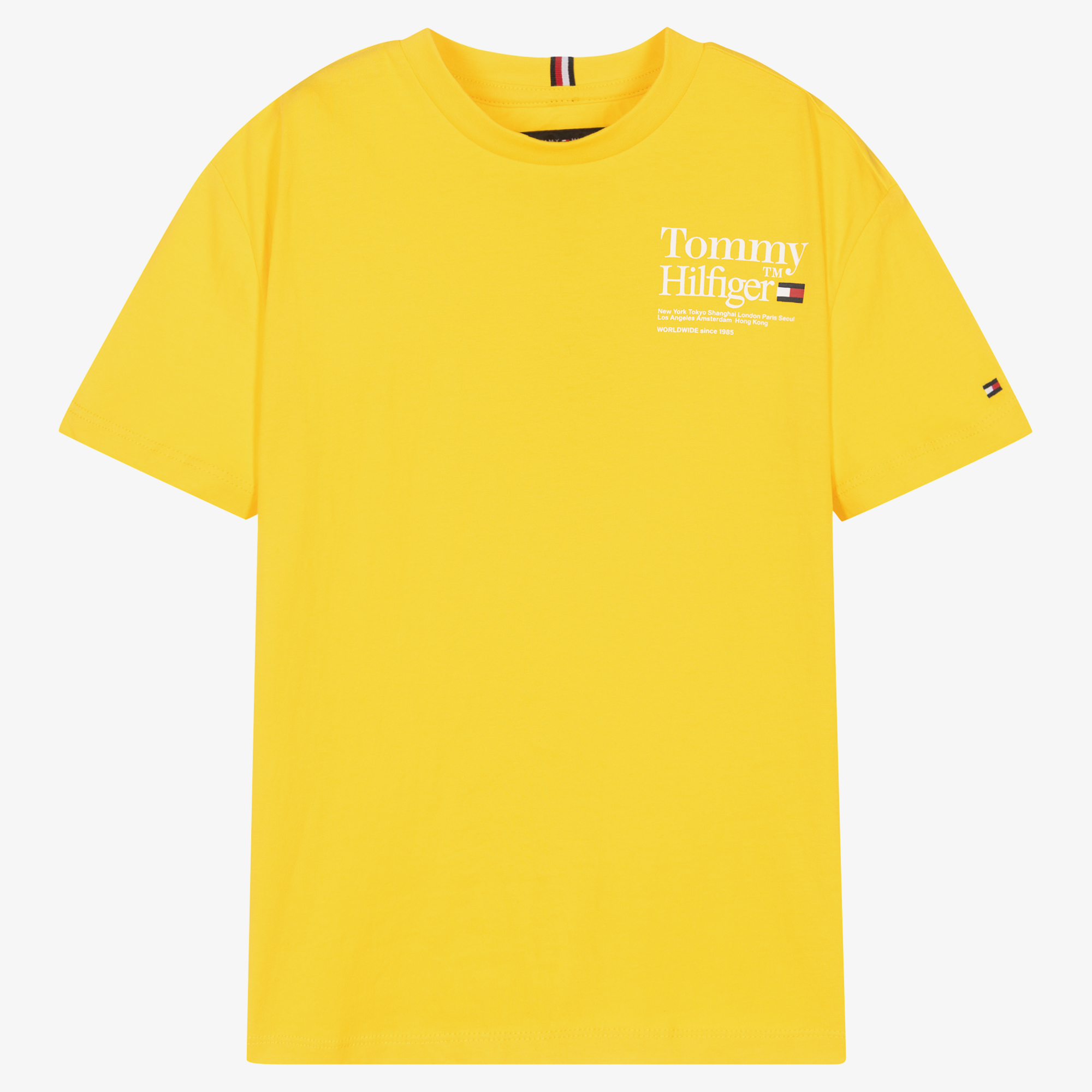 Tee shirt tommy discount jaune