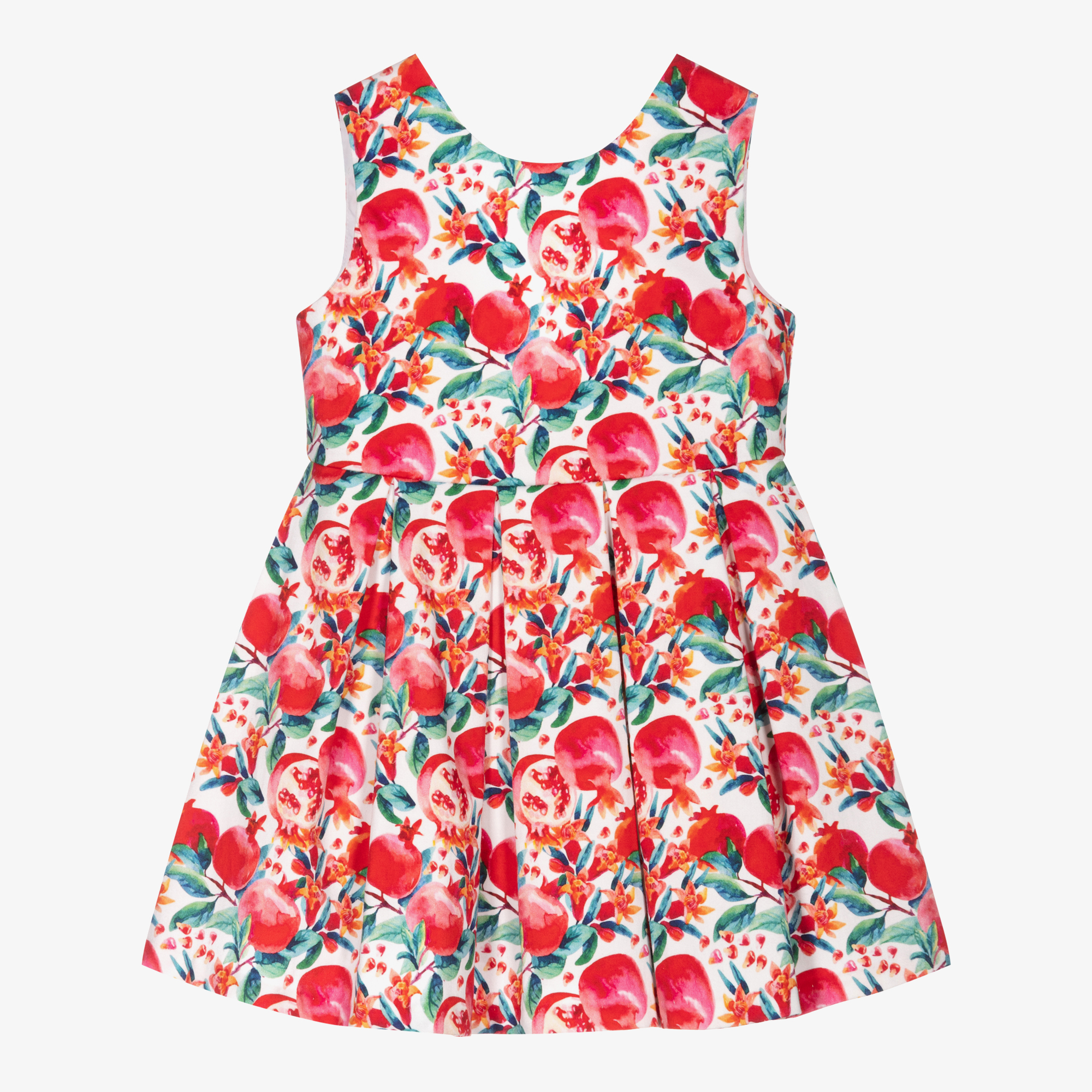 Girls red hot sale cotton dress