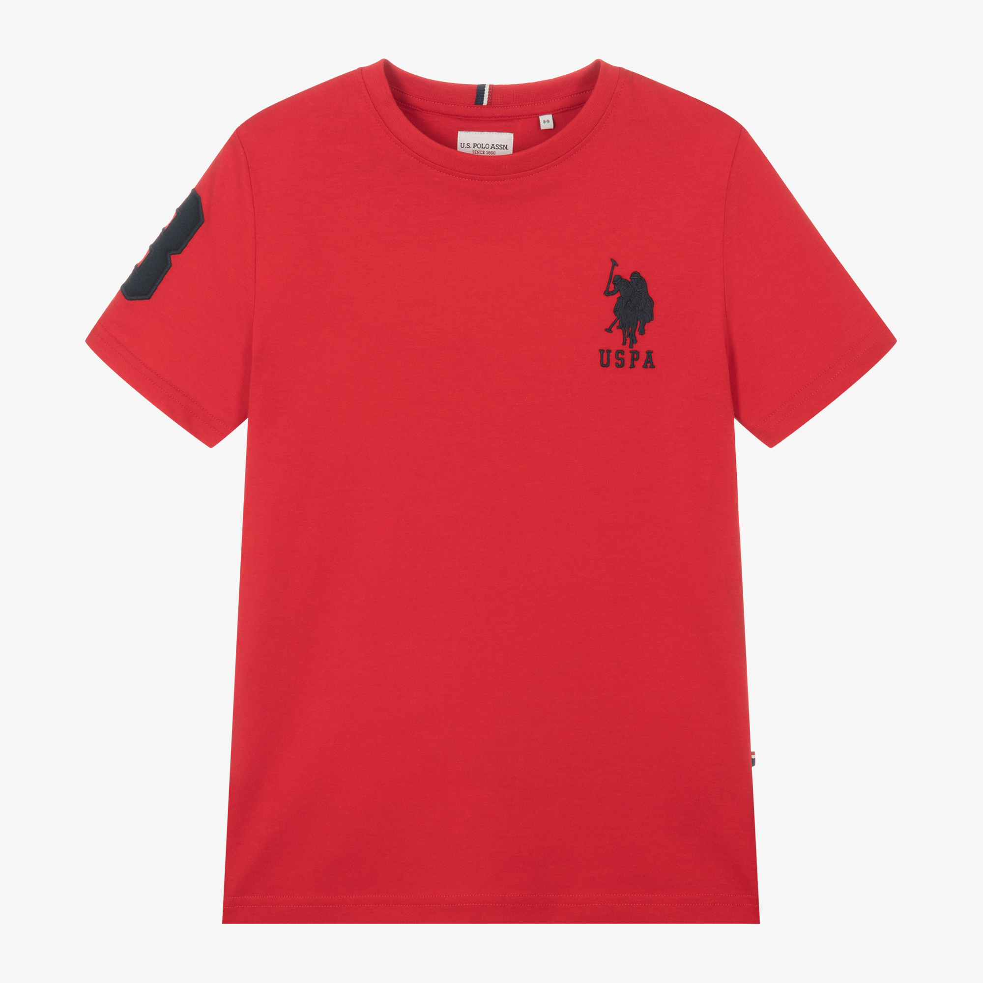 U.S. Polo Assn. Boys Red Cotton T Shirt Childrensalon Outlet