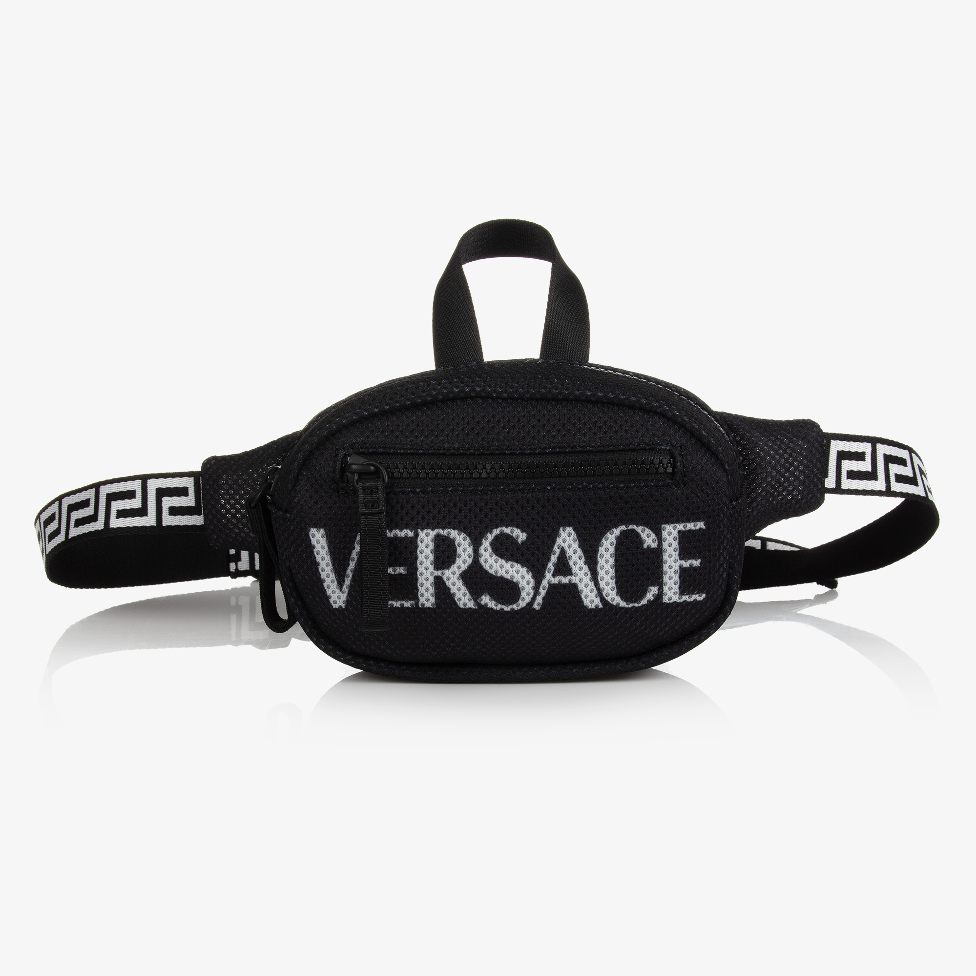 Versace - Black Logo Belt Bag (18cm) | Childrensalon Outlet