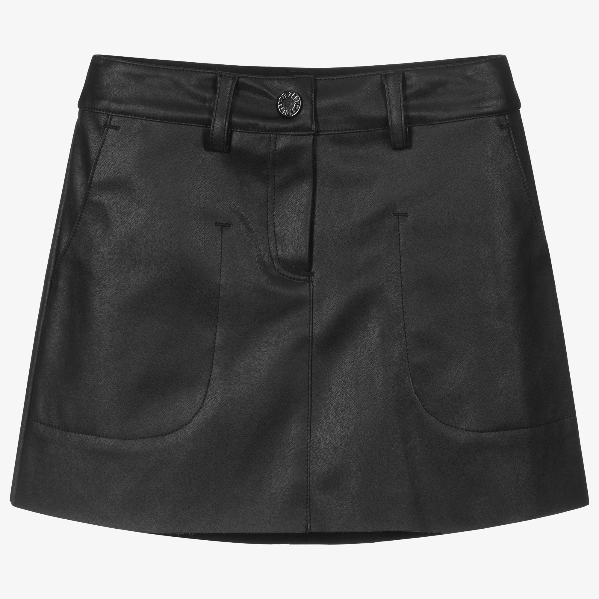 Zadig&Voltaire Black Faux Leather Skirt