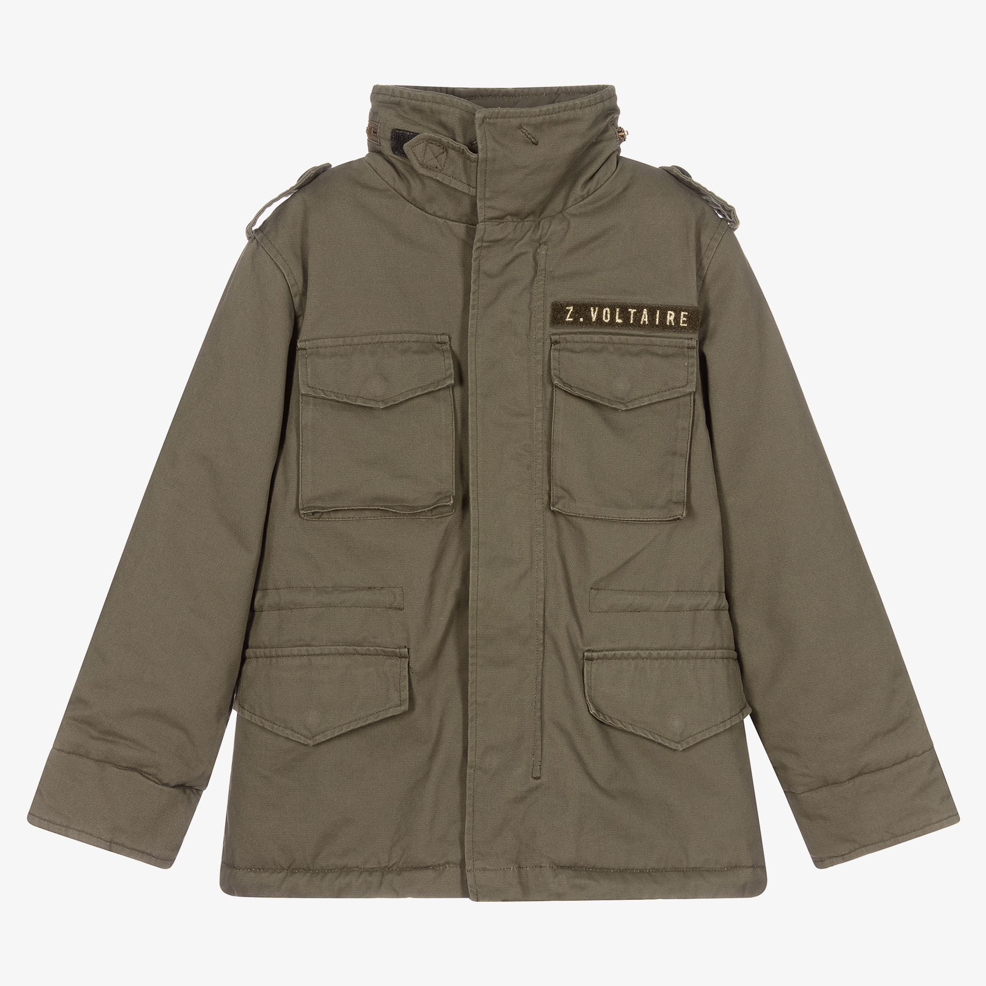 Girls green parka on sale coat